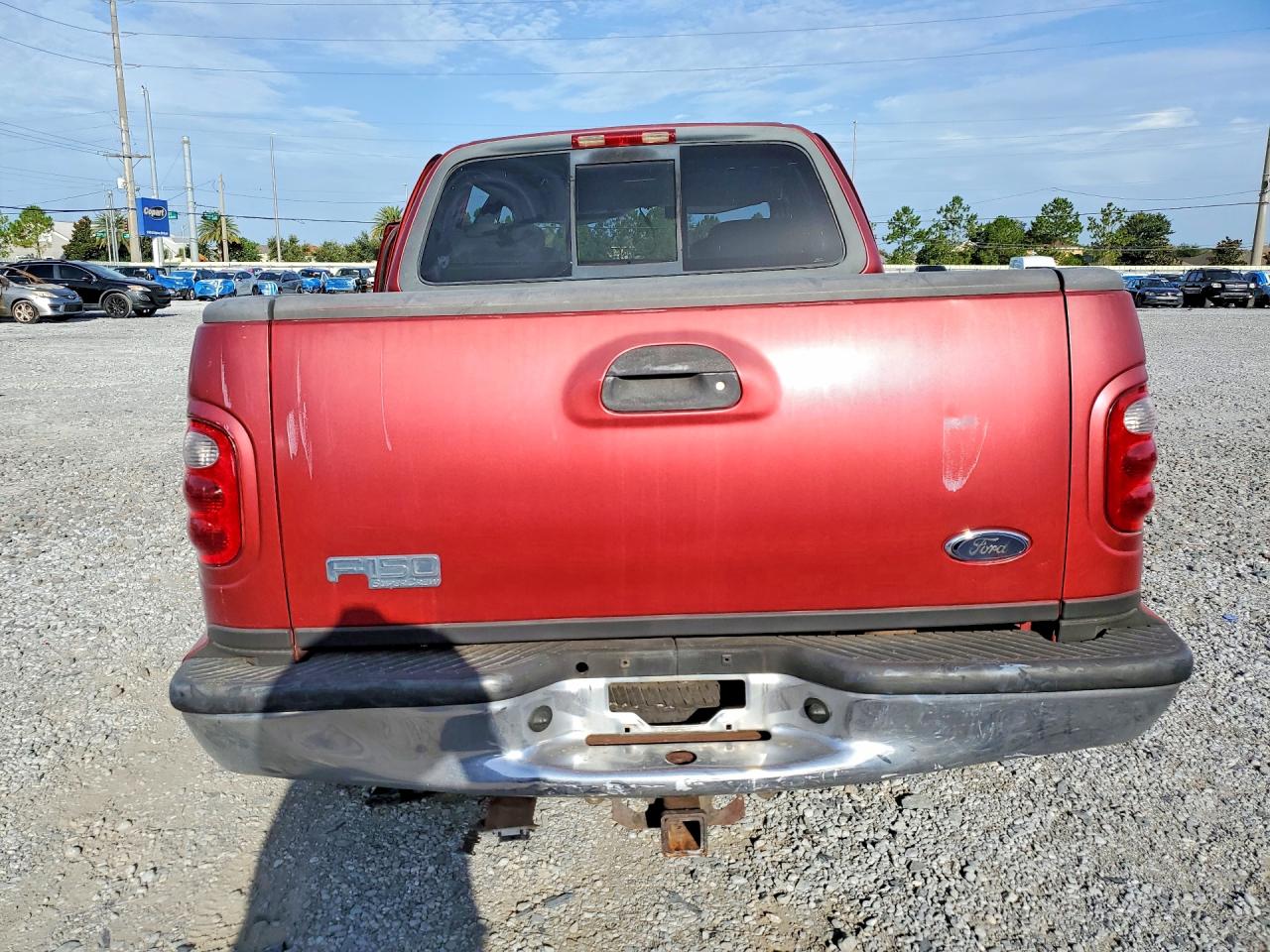 2002 Ford F150 Supercrew Red vin: 1FTRW07612KA75829
