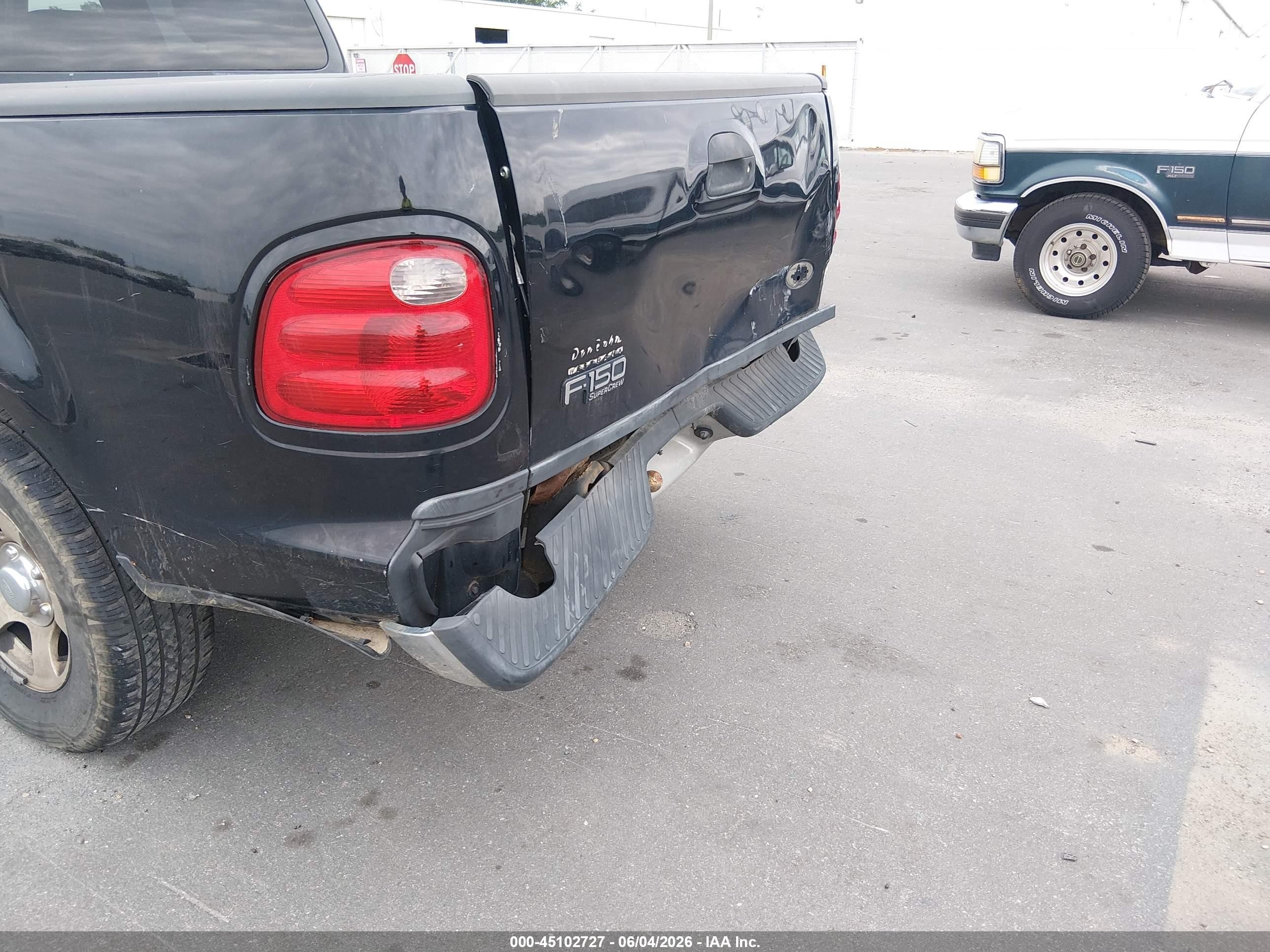 2003 Ford F-150 Lariat/xlt Black vin: 1FTRW07613KD68437