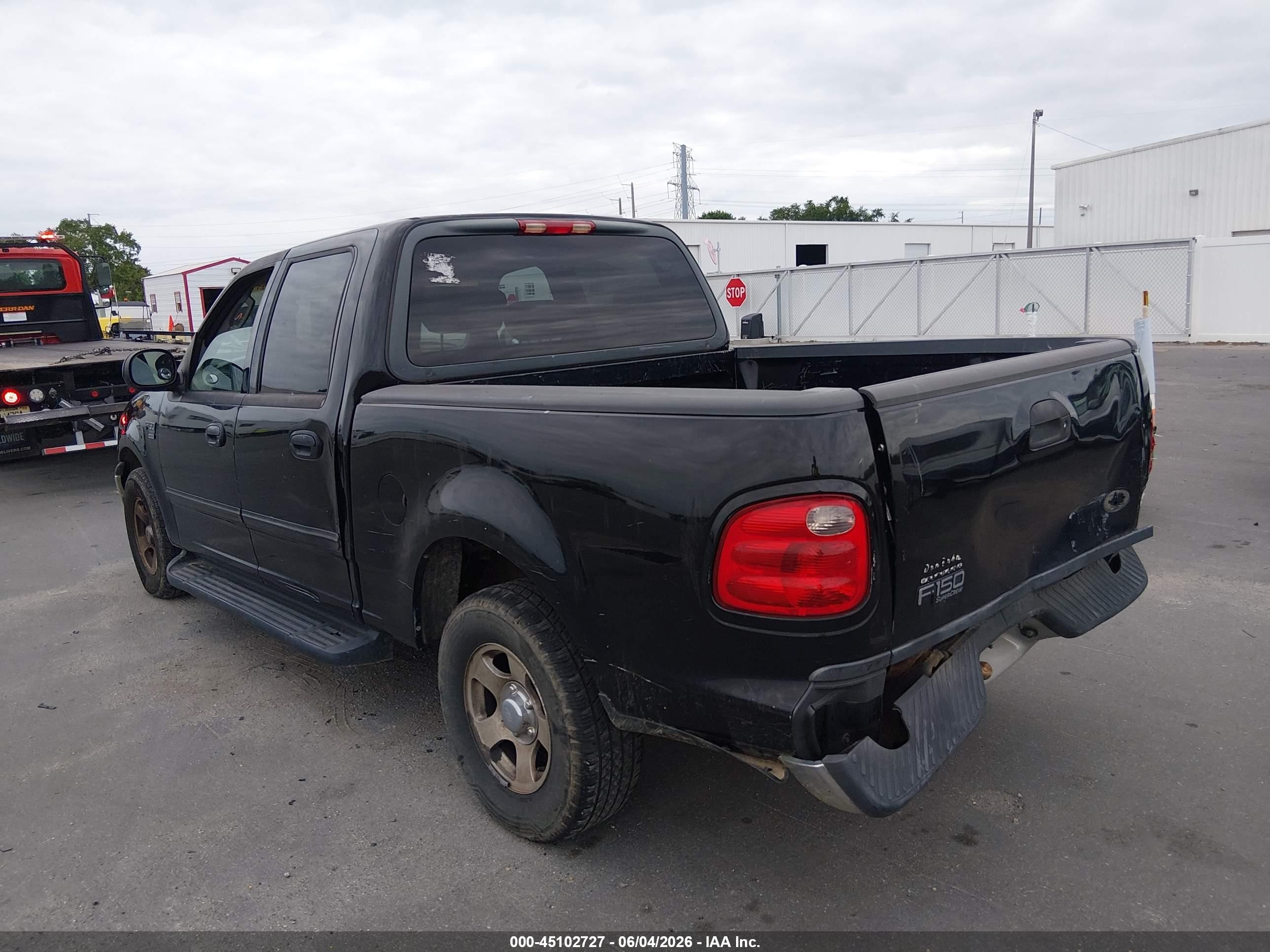 2003 Ford F-150 Lariat/xlt Black vin: 1FTRW07613KD68437