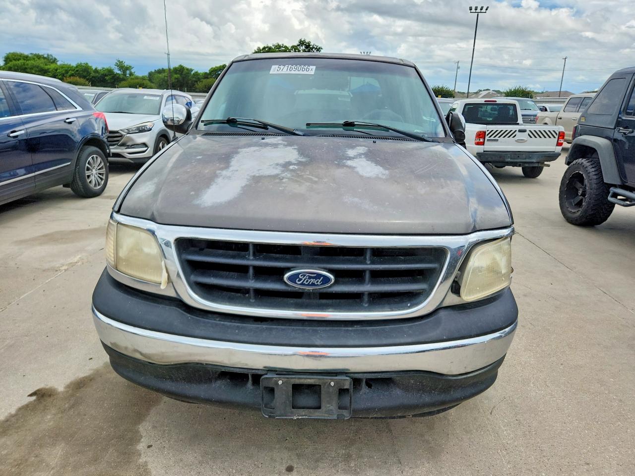 2002 Ford F150 Supercrew Gray vin: 1FTRW07622KA03313