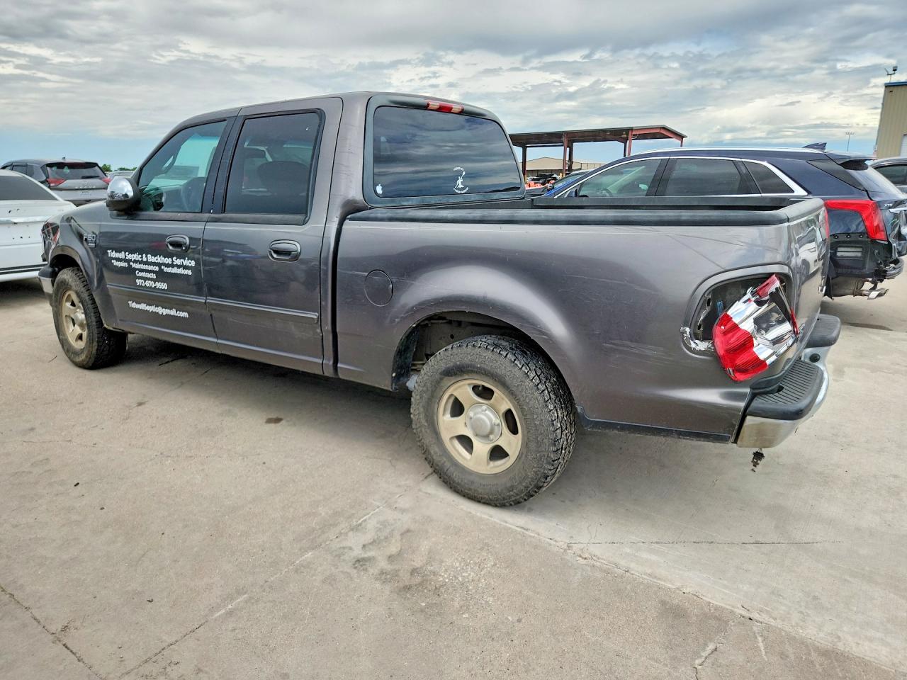 2002 Ford F150 Supercrew Gray vin: 1FTRW07622KA03313