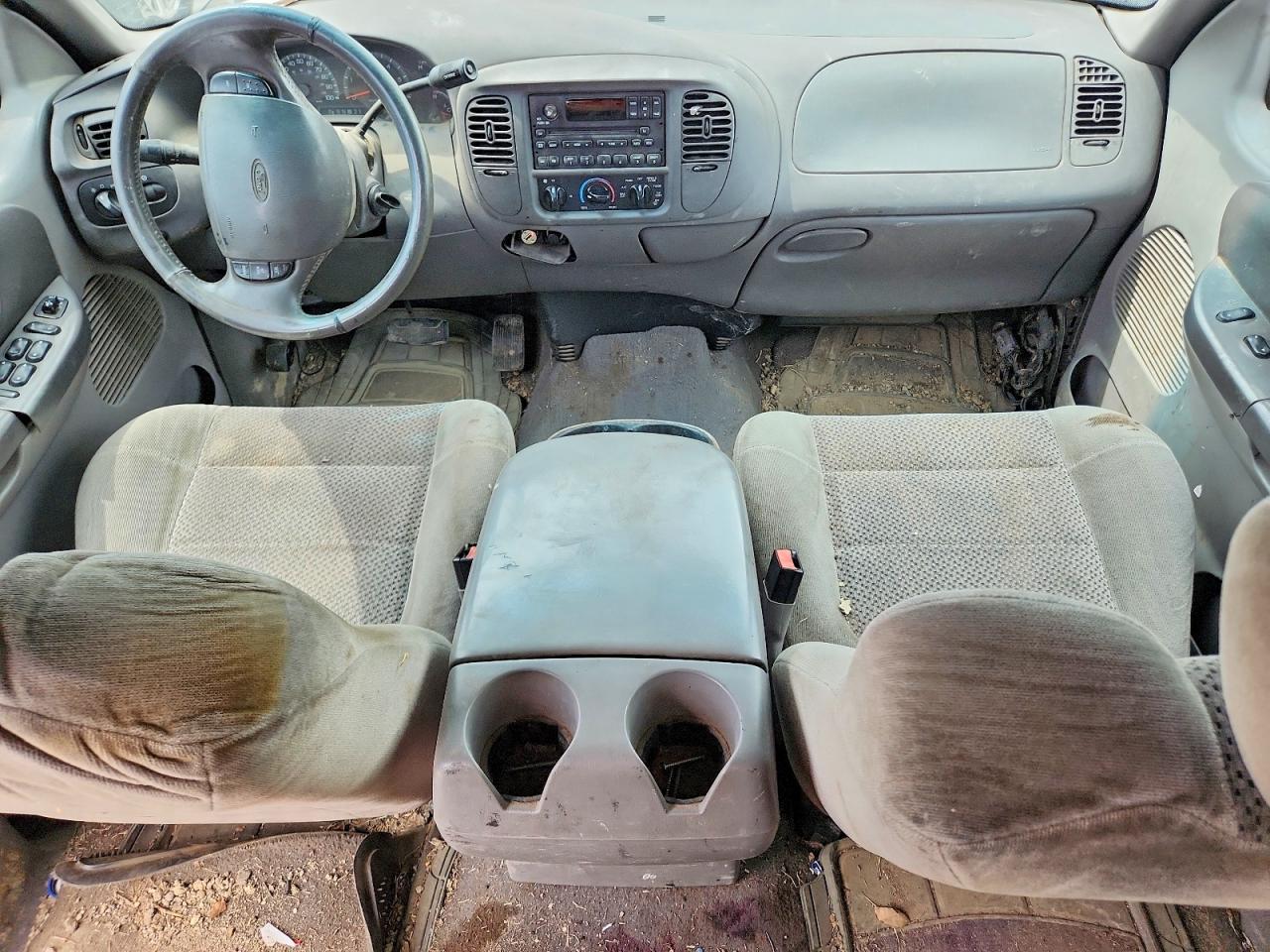 2002 Ford F150 Supercrew Gray vin: 1FTRW07622KA03313