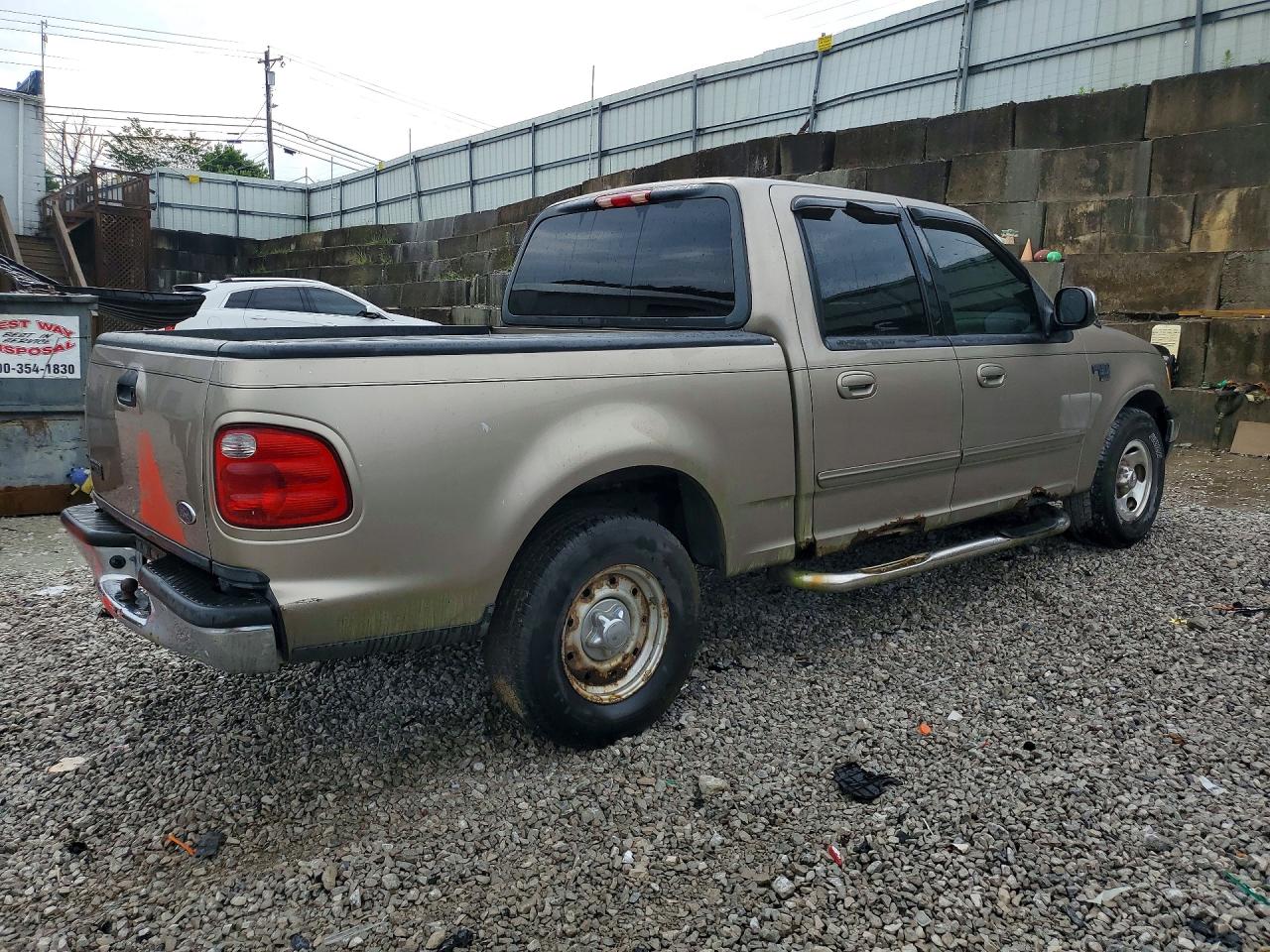 2002 Ford F150 Supercrew Желто-коричневый vin: 1FTRW07622KE20575