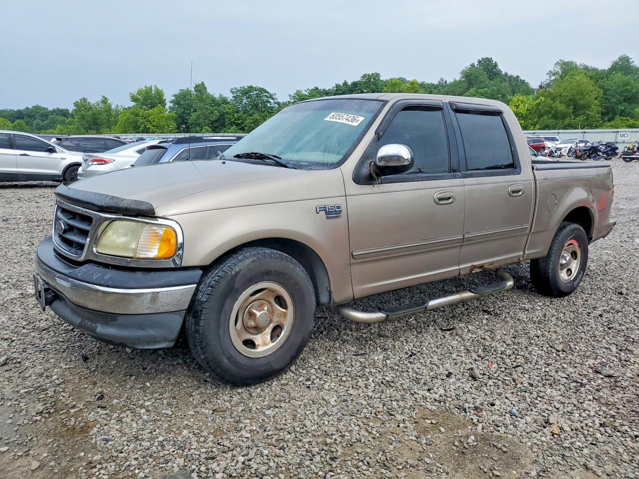 2002 Ford F150 Supercrew Желто-коричневый vin: 1FTRW07622KE20575
