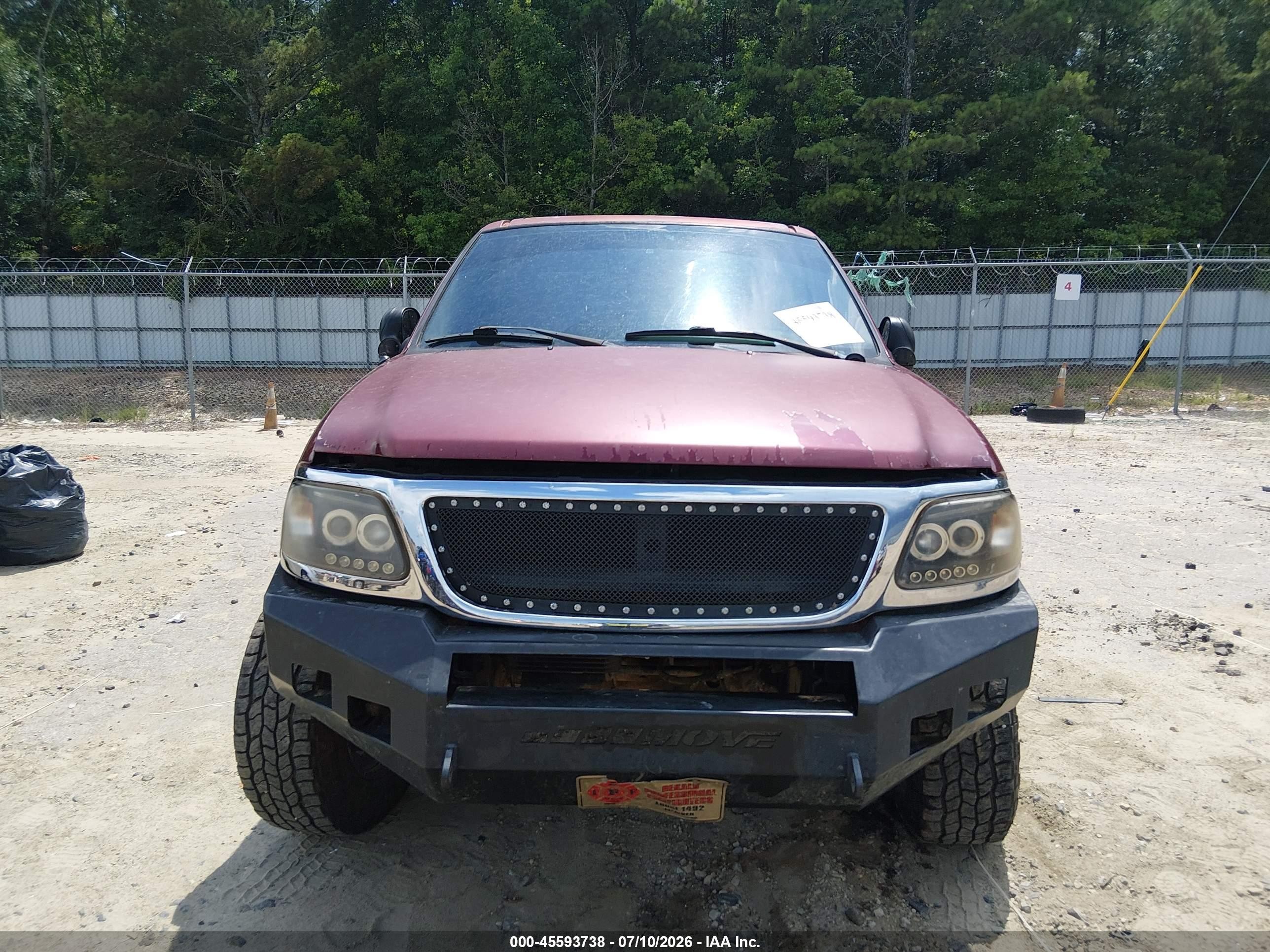 2003 Ford F-150 Lariat/xlt Red vin: 1FTRW07623KA20758