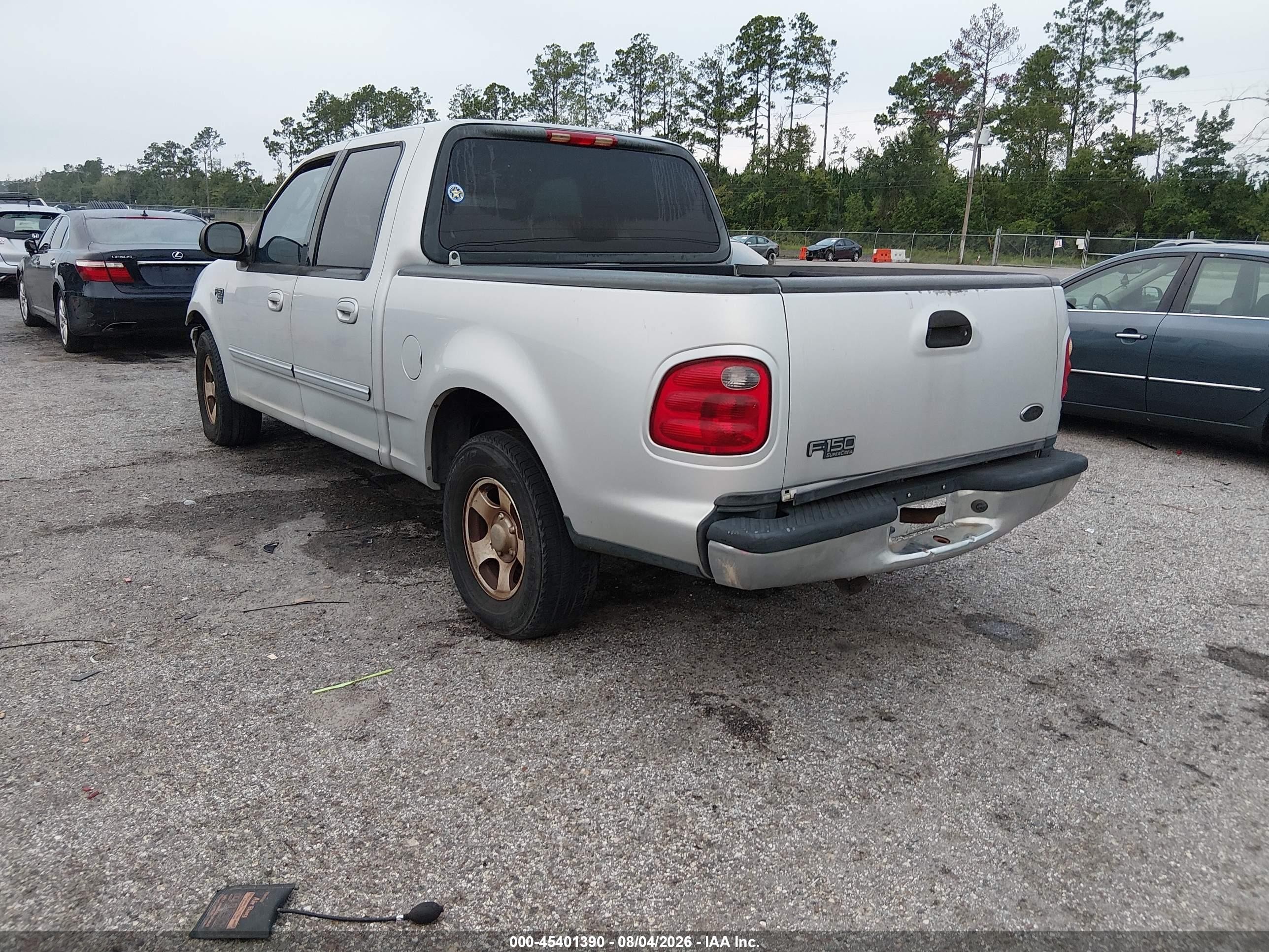 2003 Ford F-150 Lariat/xlt Silver vin: 1FTRW07623KA29508