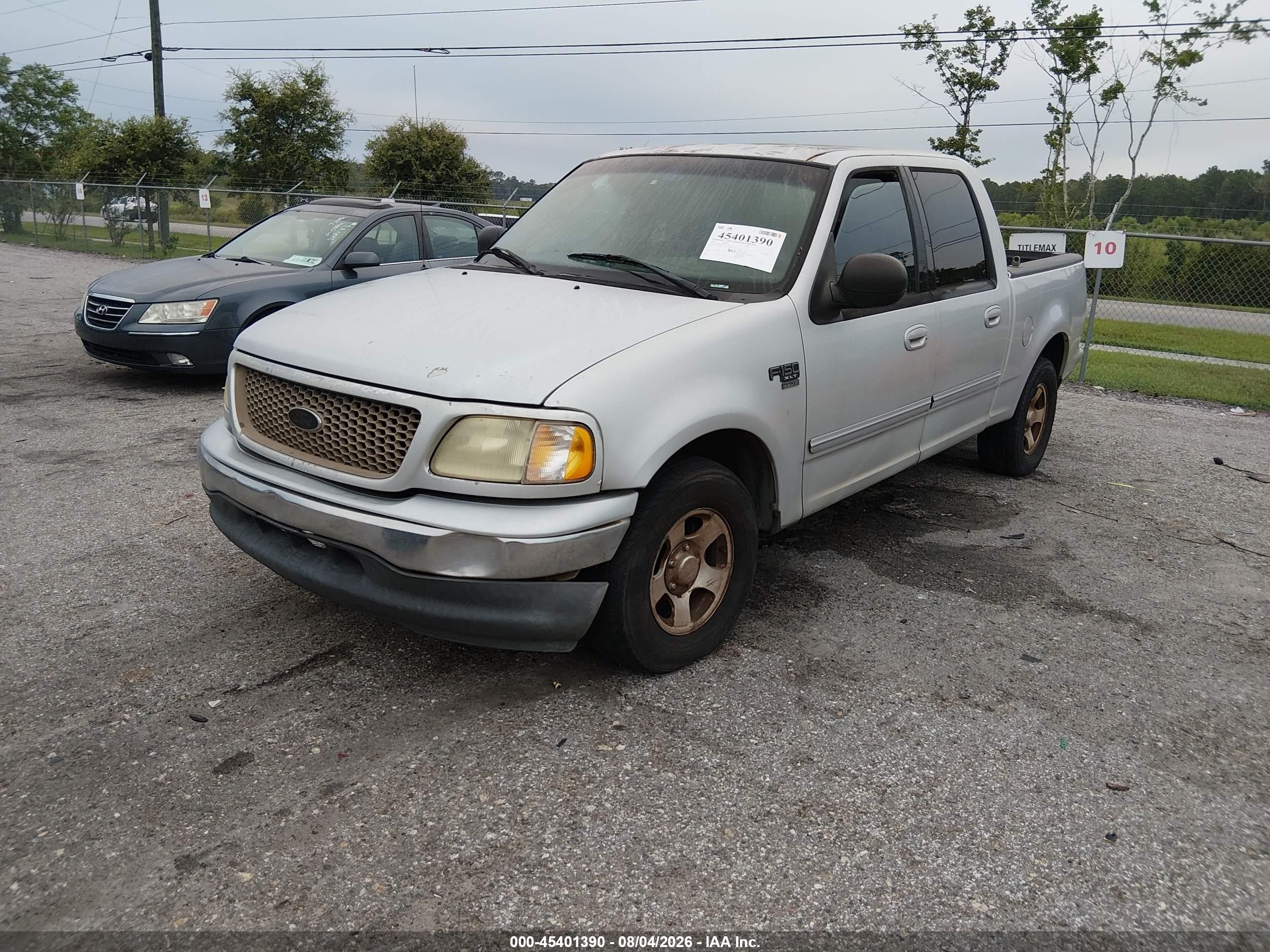 2003 Ford F-150 Lariat/xlt Silver vin: 1FTRW07623KA29508
