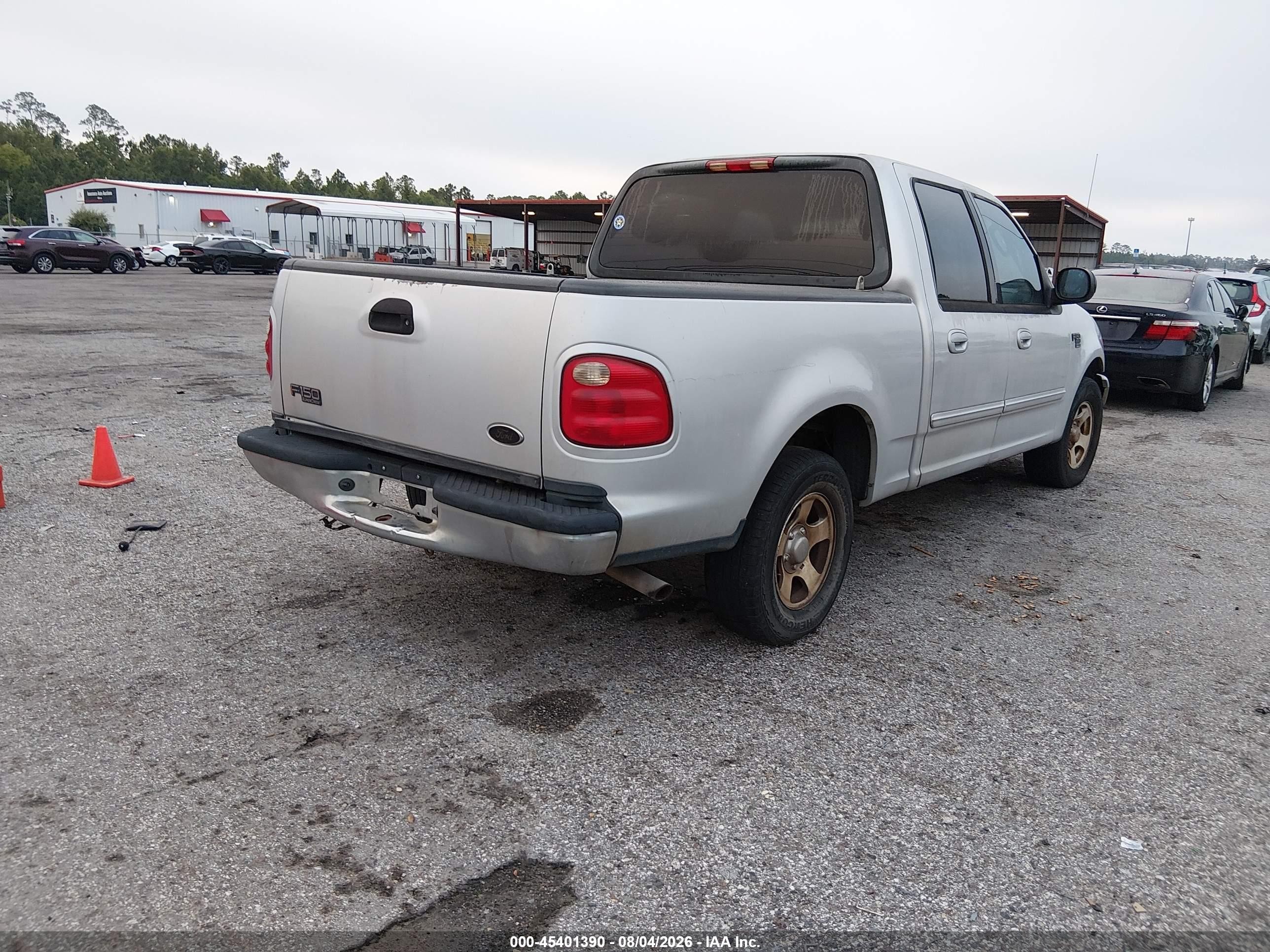 2003 Ford F-150 Lariat/xlt Silver vin: 1FTRW07623KA29508