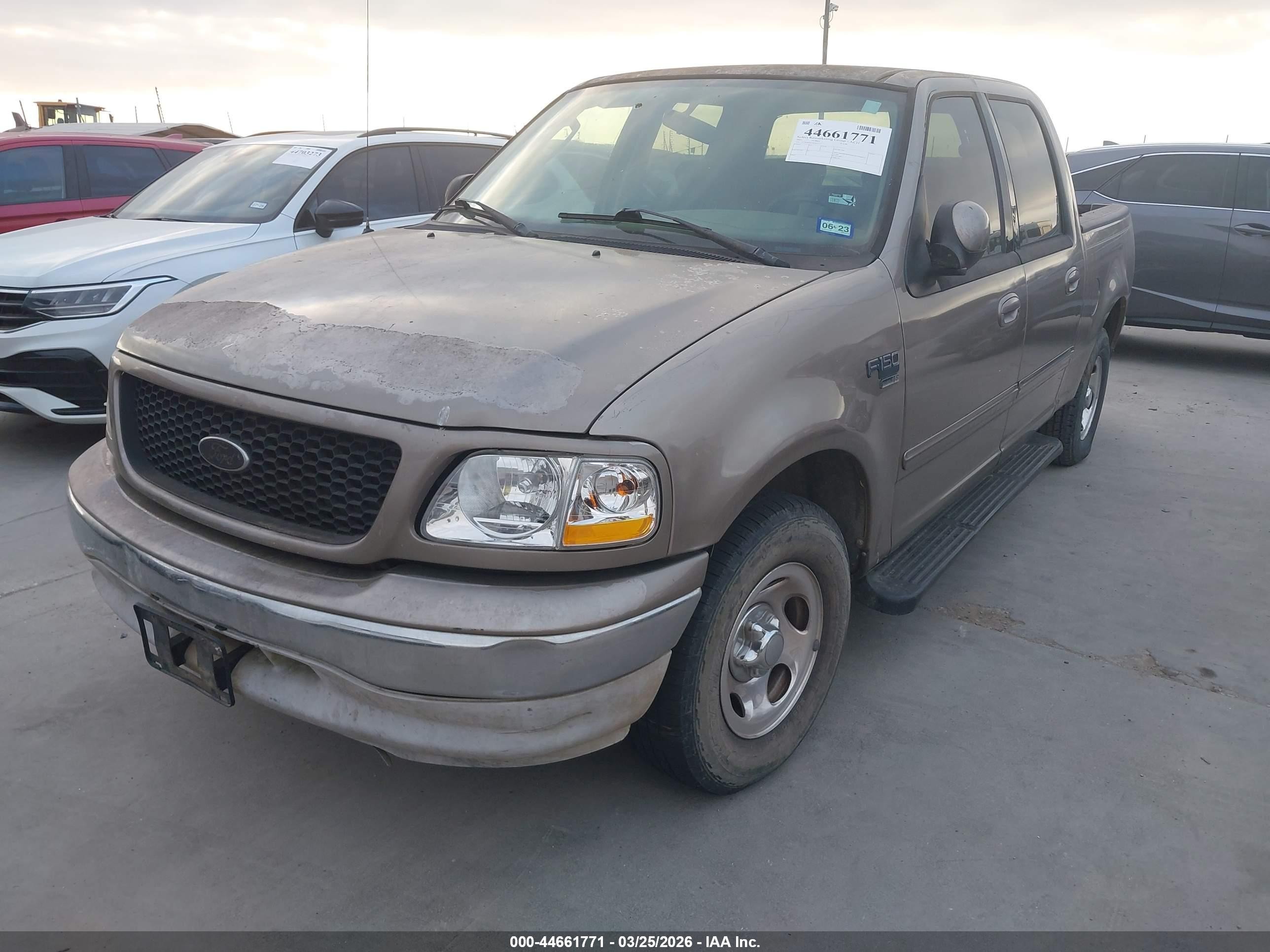 2003 Ford F-150 Lariat/xlt Beige vin: 1FTRW07623KA65215