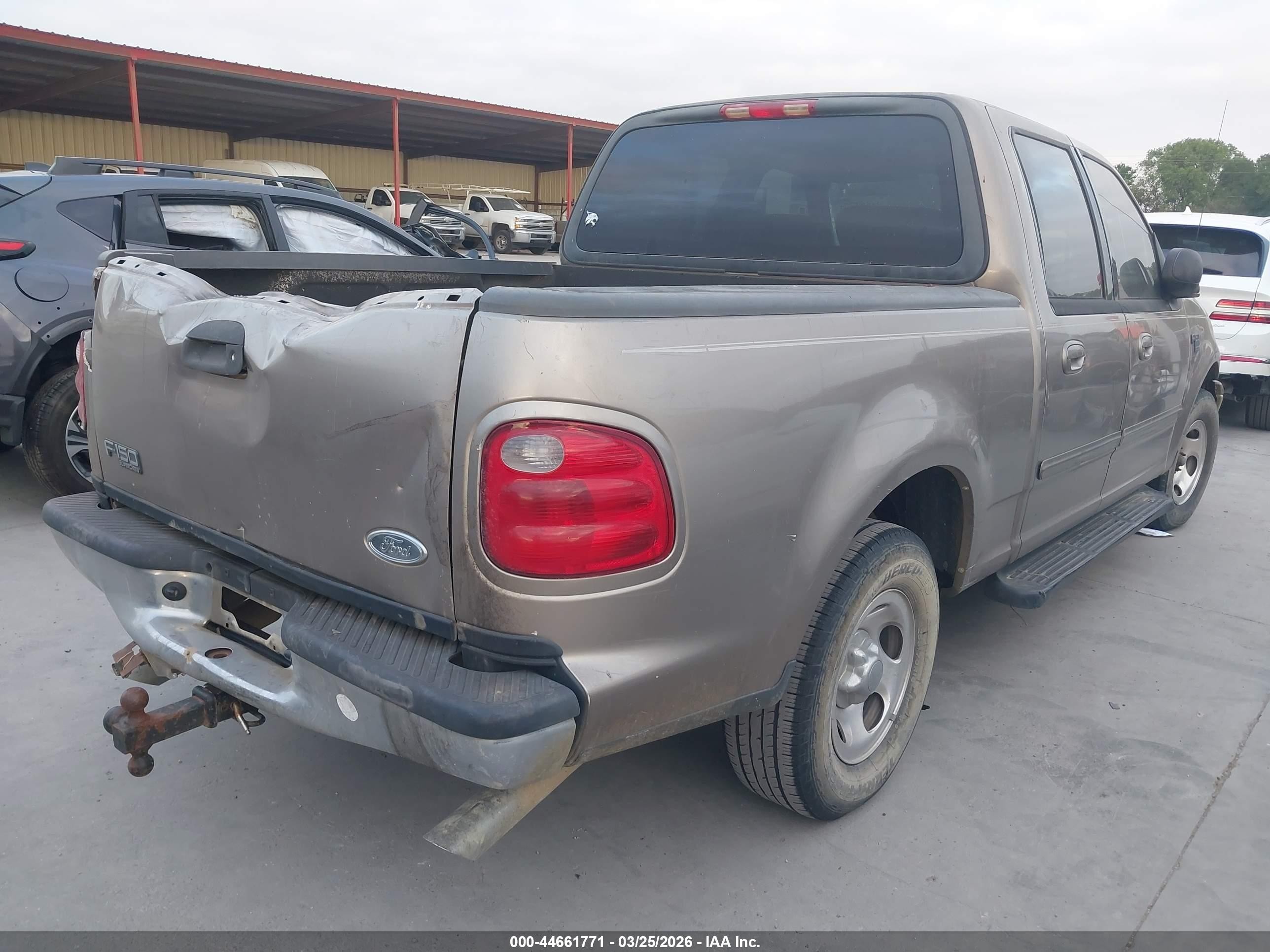 2003 Ford F-150 Lariat/xlt Beige vin: 1FTRW07623KA65215
