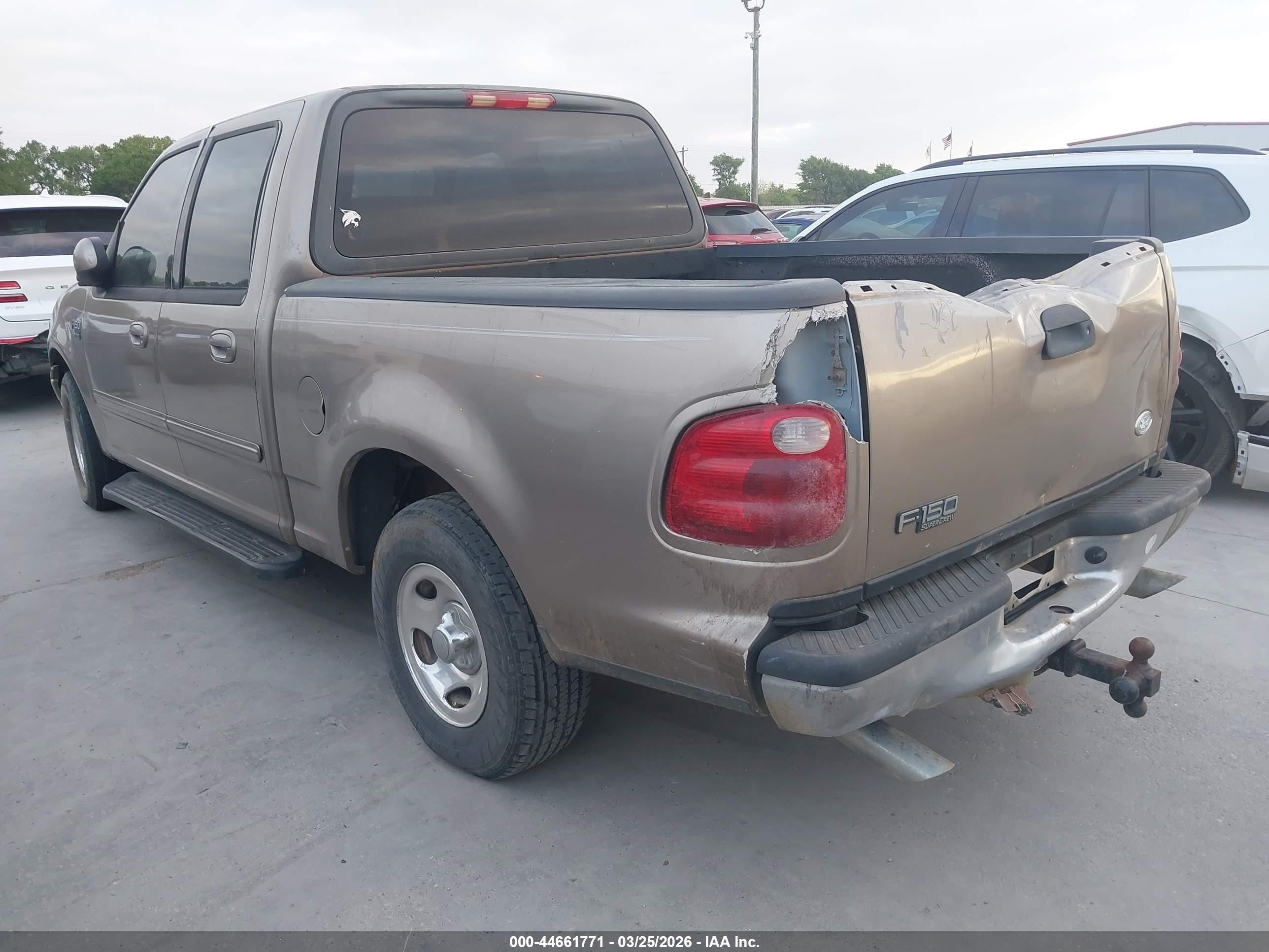 2003 Ford F-150 Lariat/xlt Beige vin: 1FTRW07623KA65215
