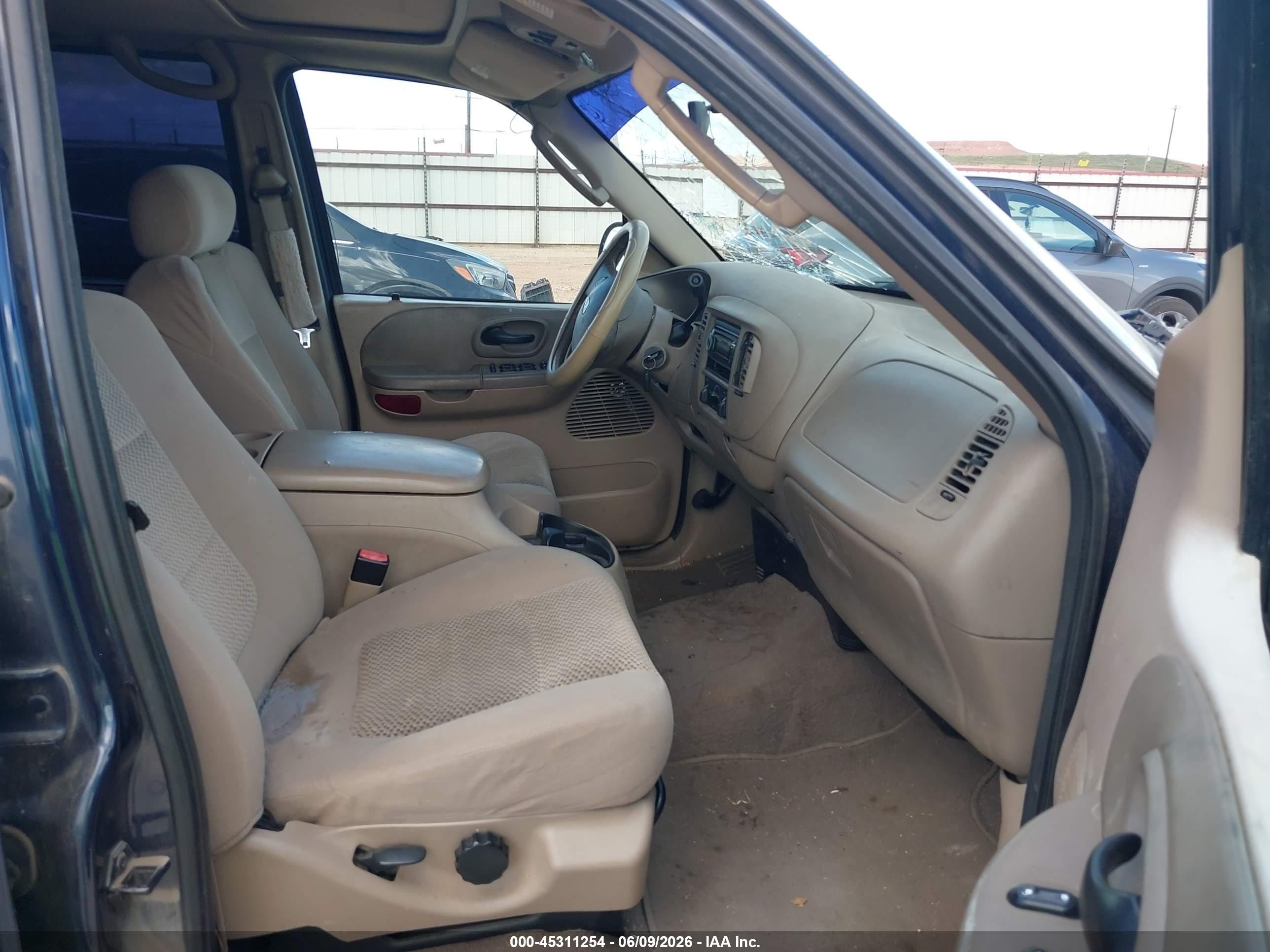 2003 Ford F-150 Lariat/xlt Blue vin: 1FTRW07623KC61865