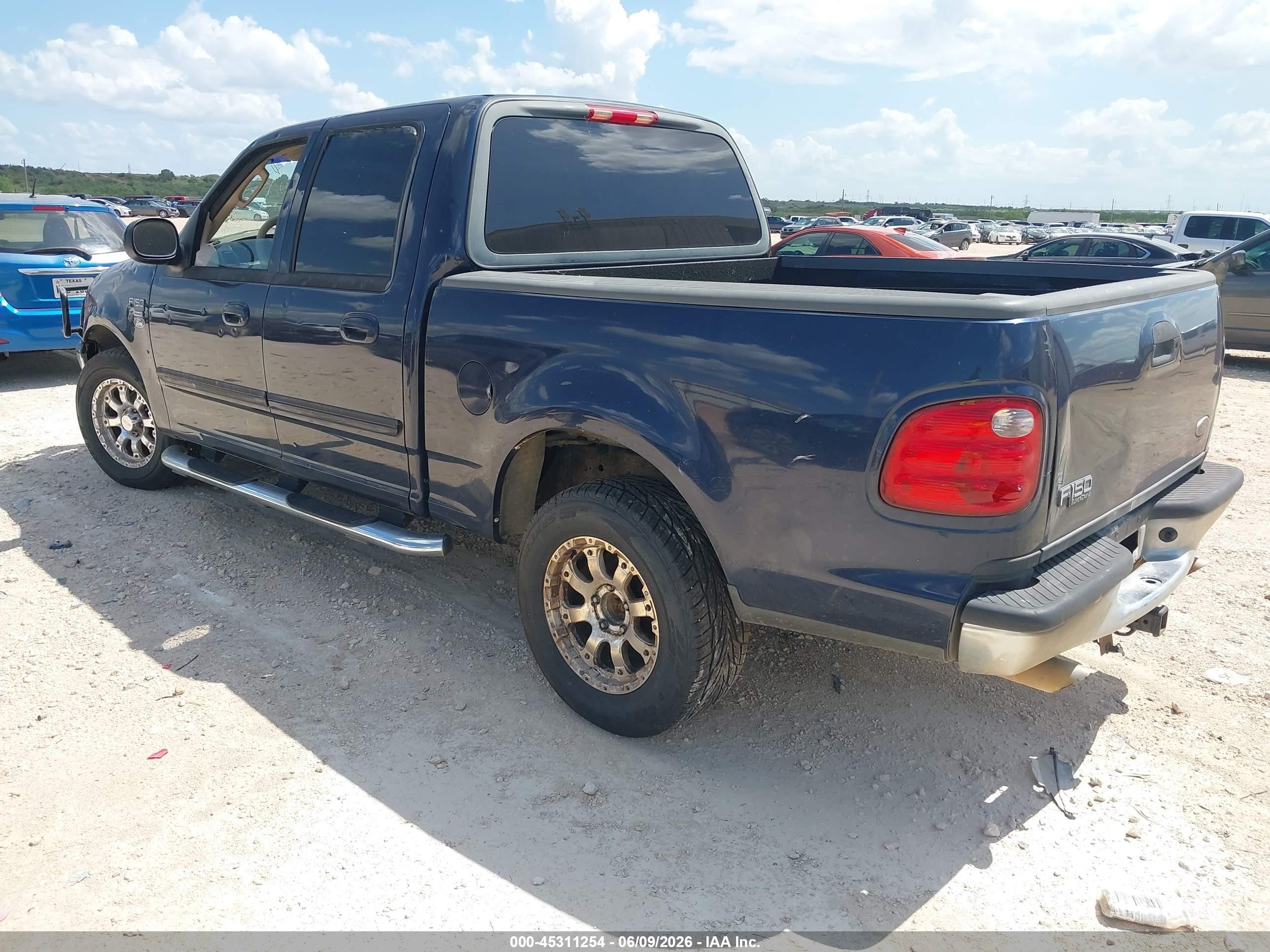 2003 Ford F-150 Lariat/xlt Blue vin: 1FTRW07623KC61865