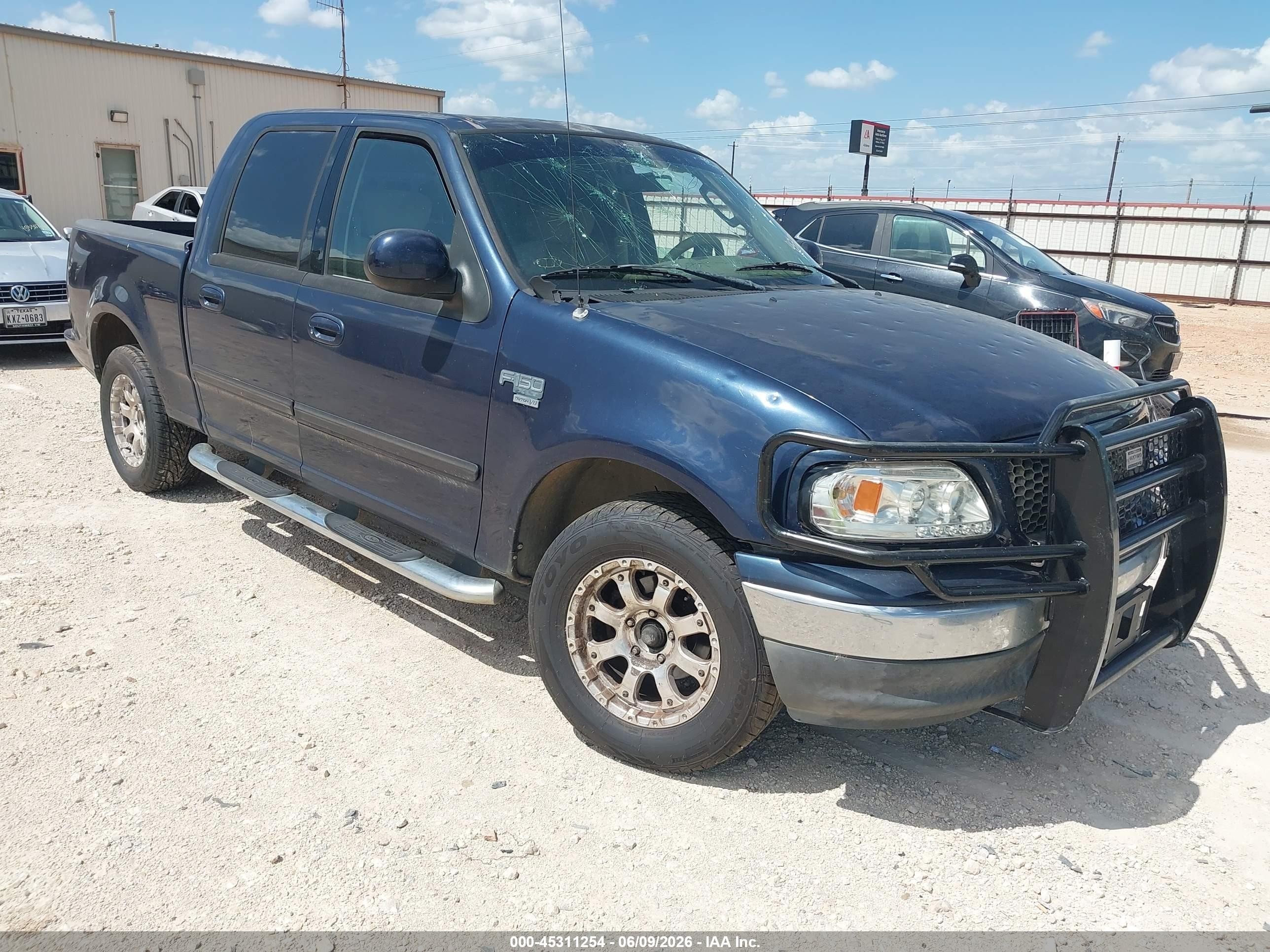 2003 Ford F-150 Lariat/xlt Blue vin: 1FTRW07623KC61865