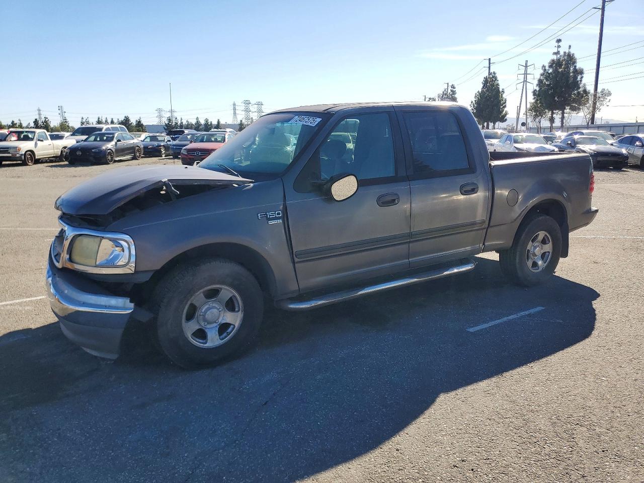 2002 Ford F150 Supercrew Gray vin: 1FTRW07632KA48762