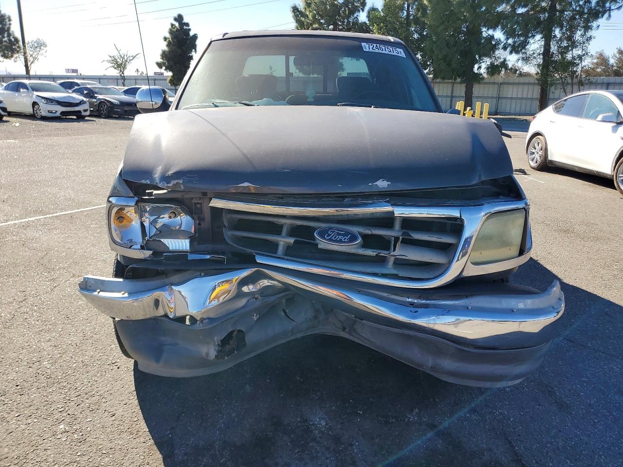 2002 Ford F150 Supercrew Gray vin: 1FTRW07632KA48762