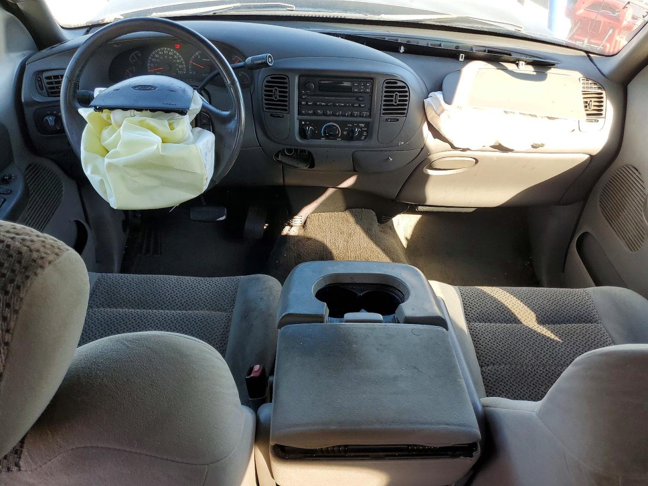 2002 Ford F150 Supercrew Gray vin: 1FTRW07632KA48762