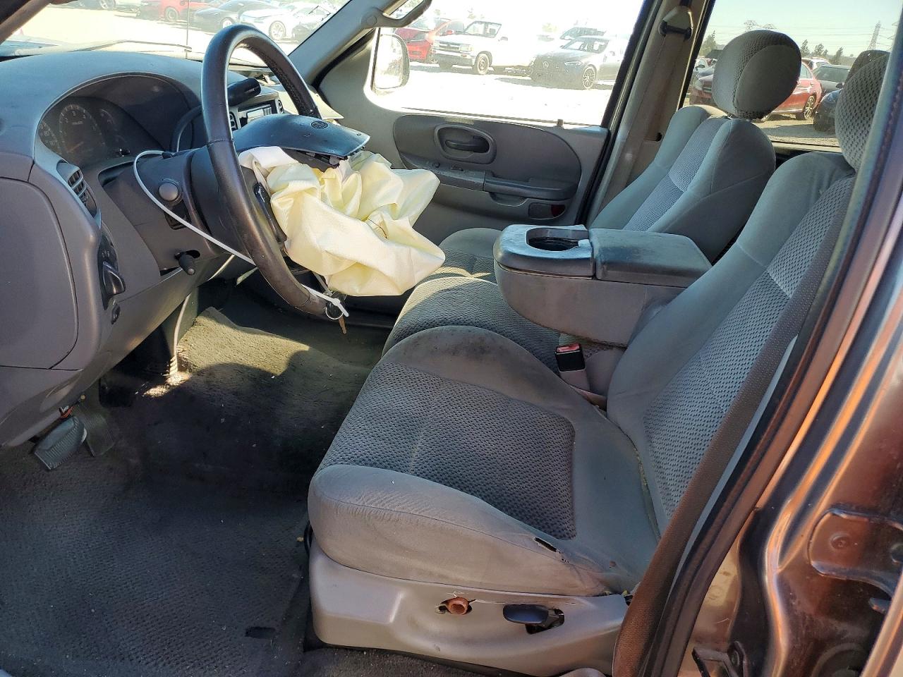 2002 Ford F150 Supercrew Gray vin: 1FTRW07632KA48762