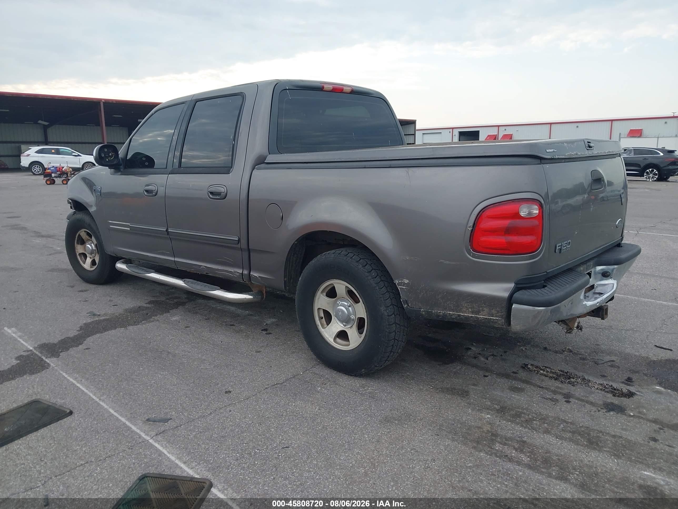 2002 Ford F-150 Lariat/xlt Gray vin: 1FTRW07632KA89196