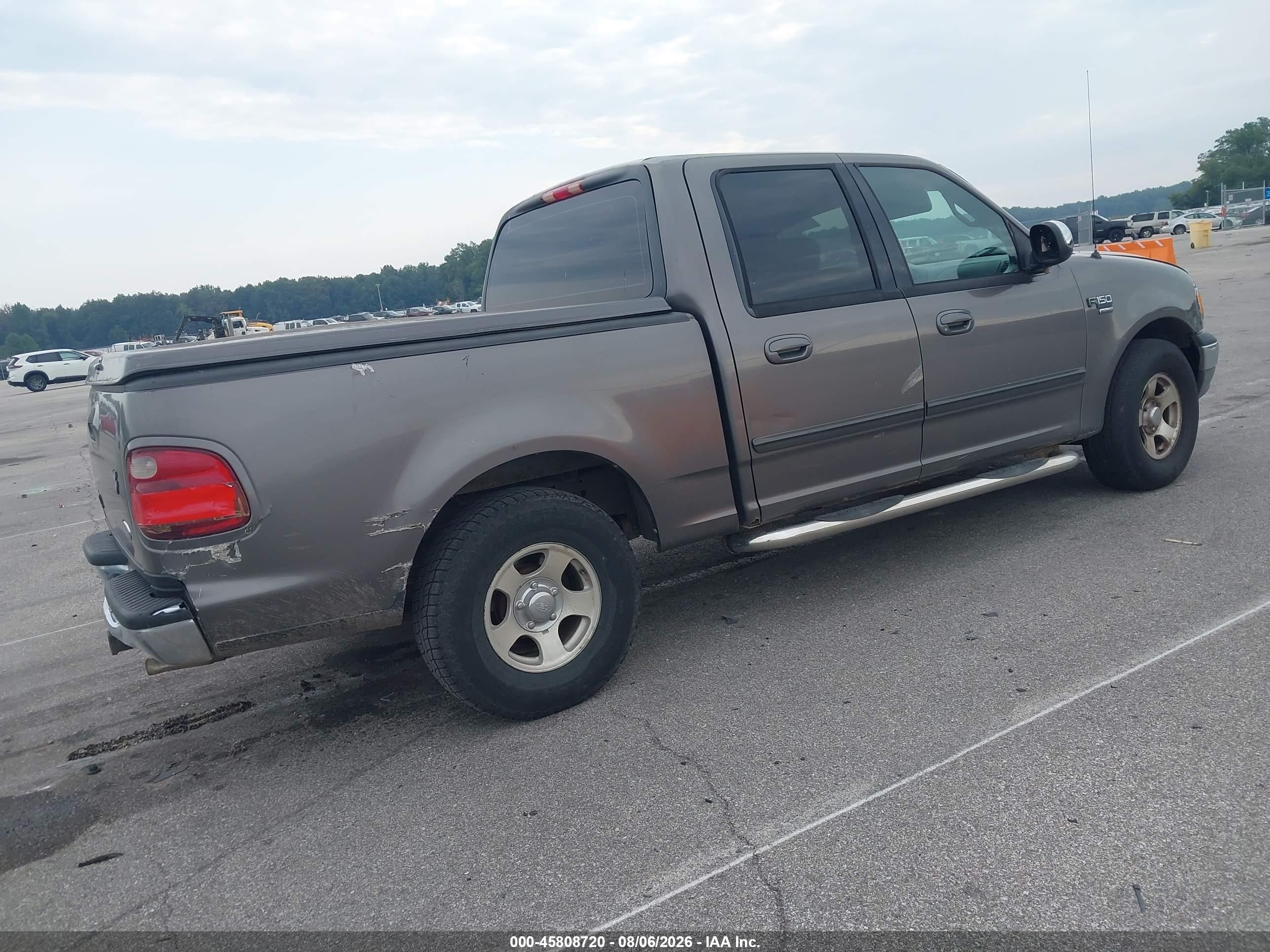 2002 Ford F-150 Lariat/xlt Gray vin: 1FTRW07632KA89196