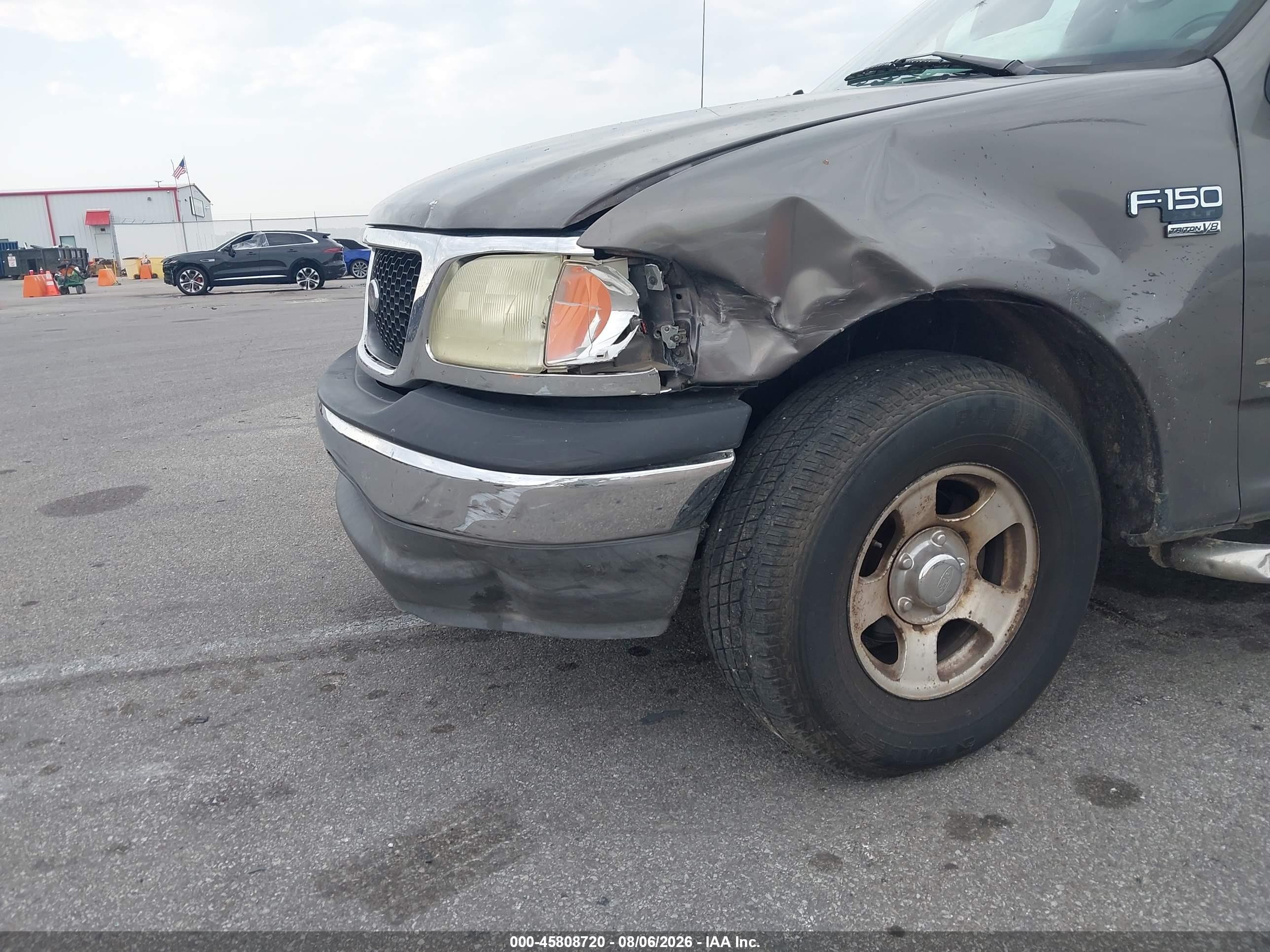2002 Ford F-150 Lariat/xlt Gray vin: 1FTRW07632KA89196