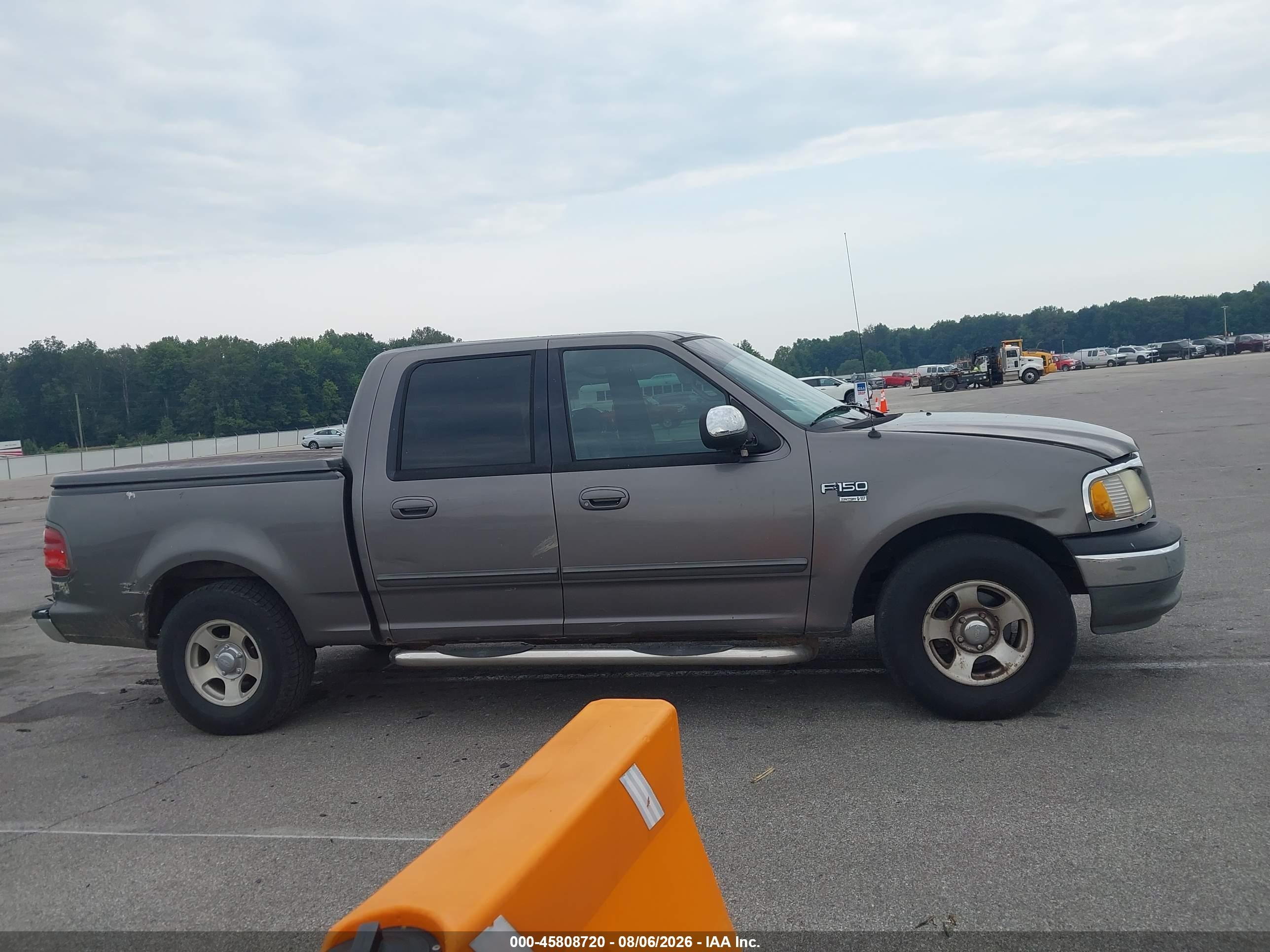 2002 Ford F-150 Lariat/xlt Gray vin: 1FTRW07632KA89196