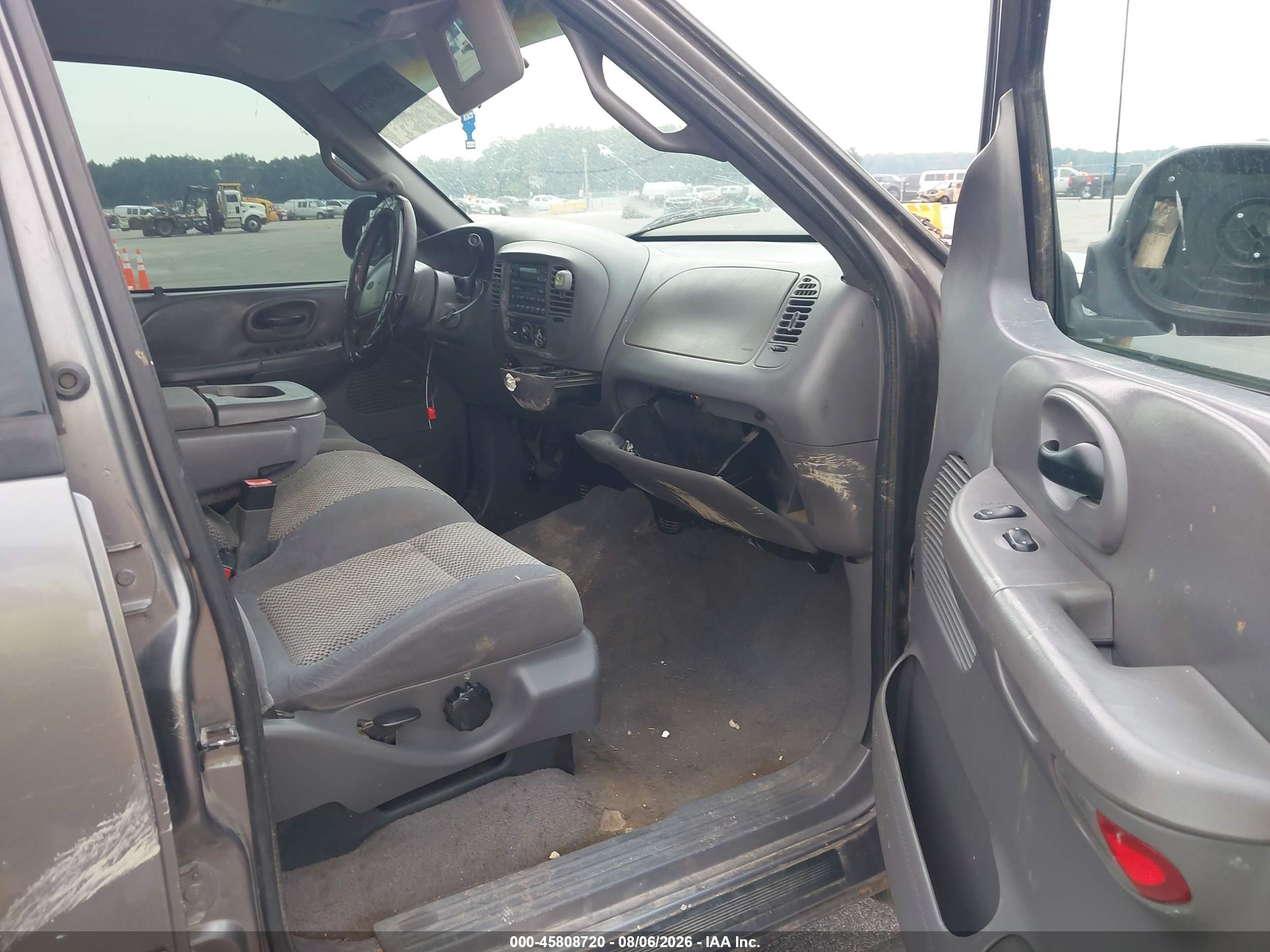 2002 Ford F-150 Lariat/xlt Gray vin: 1FTRW07632KA89196