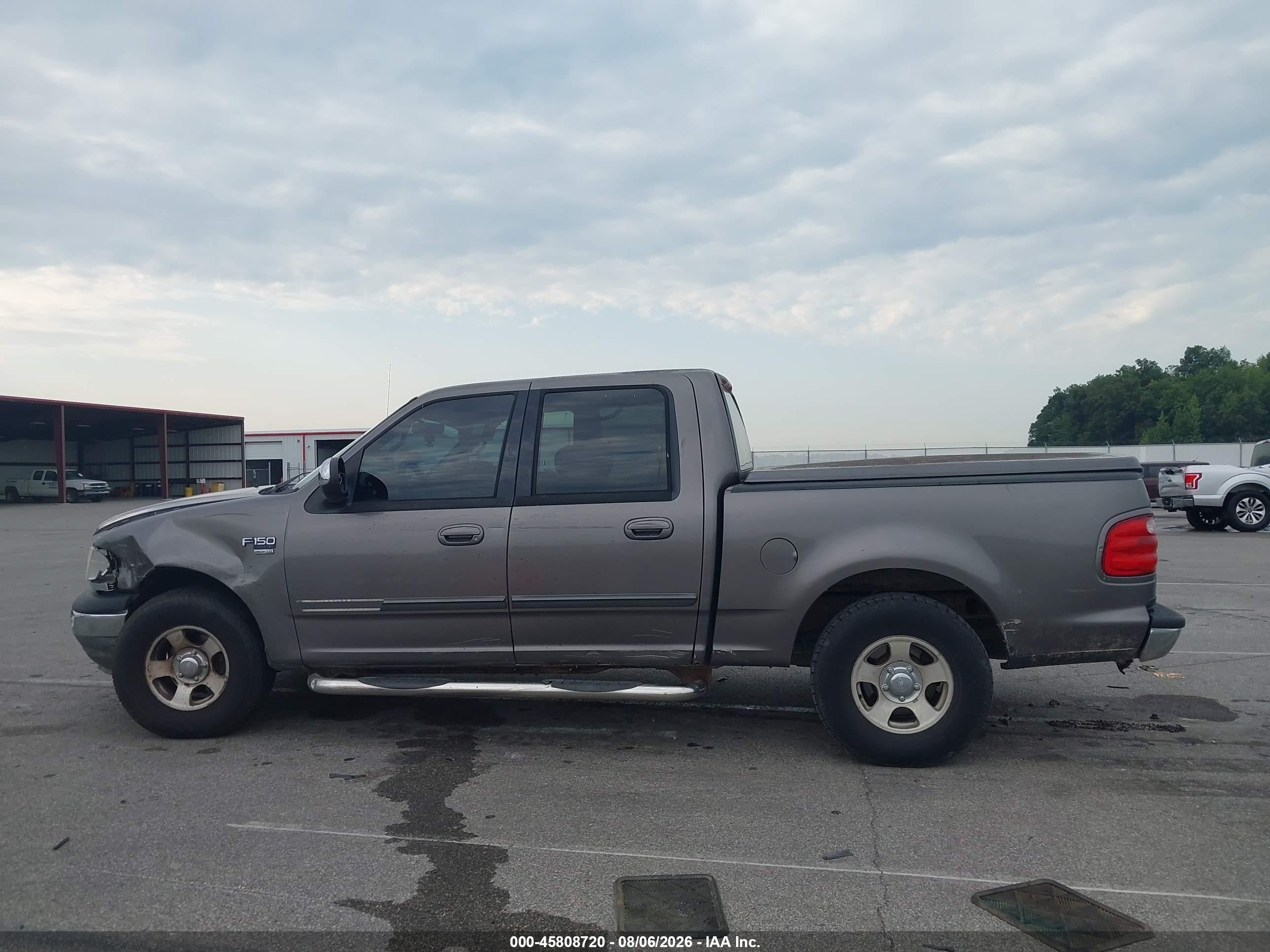 2002 Ford F-150 Lariat/xlt Gray vin: 1FTRW07632KA89196