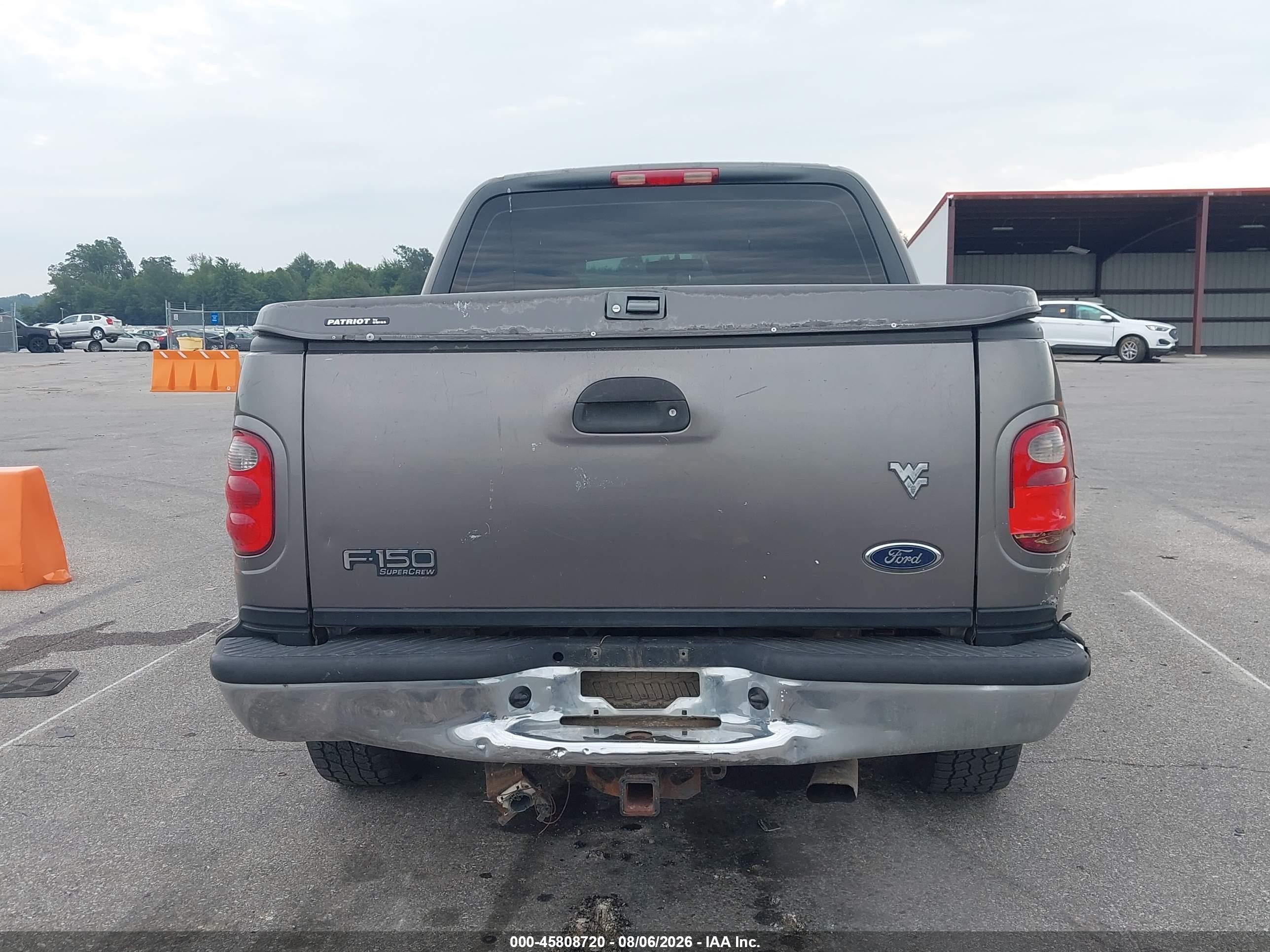 2002 Ford F-150 Lariat/xlt Gray vin: 1FTRW07632KA89196