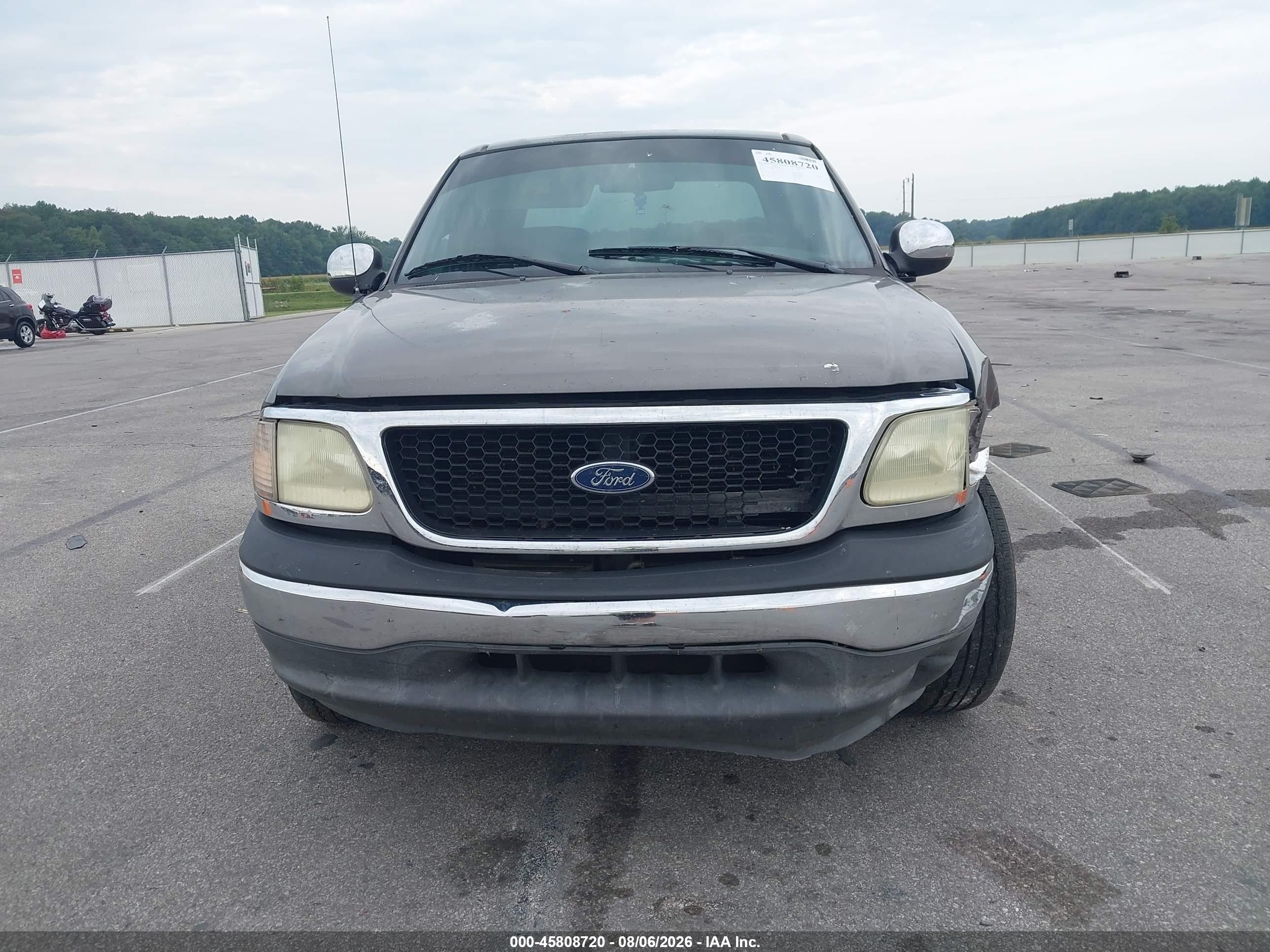 2002 Ford F-150 Lariat/xlt Gray vin: 1FTRW07632KA89196