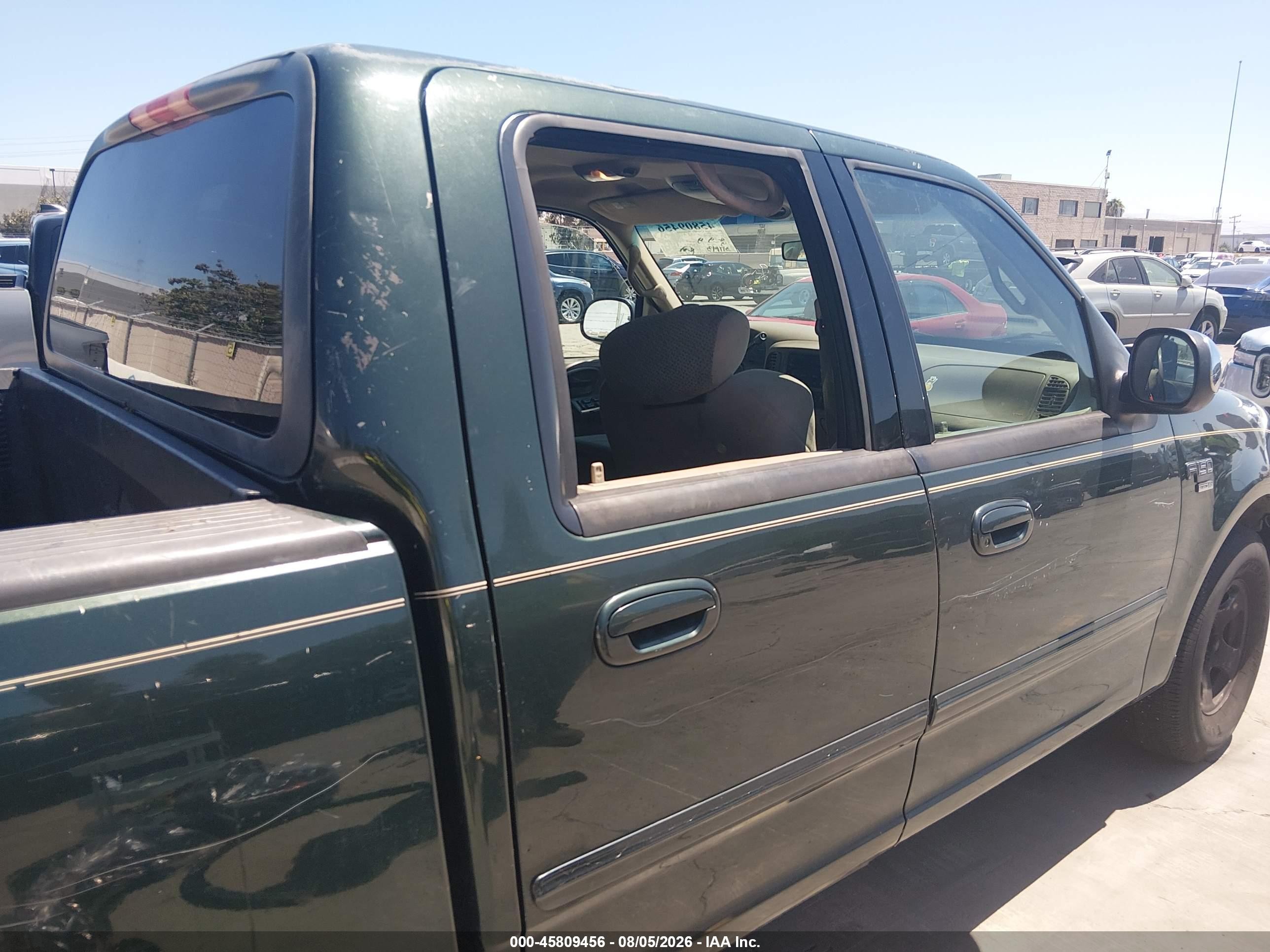 2002 Ford F-150 Lariat/xlt Зеленый vin: 1FTRW07632KB40325