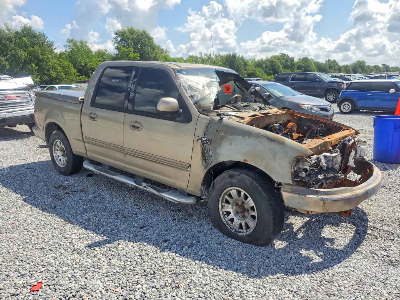 2002 Ford F150 Supercrew Burn vin: 1FTRW07632KD46874