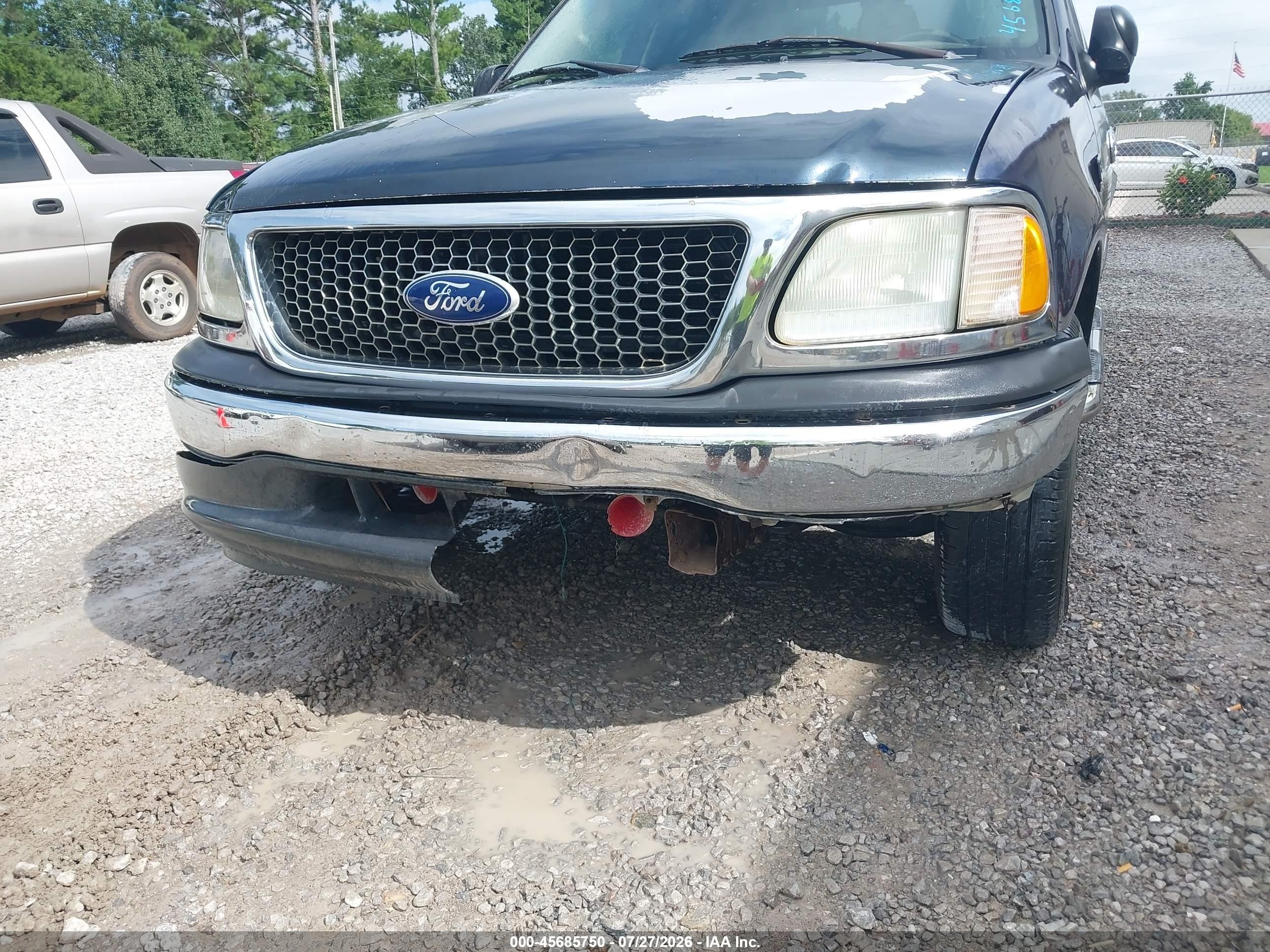 2003 Ford F-150 Lariat/xlt Blue vin: 1FTRW07633KB05804
