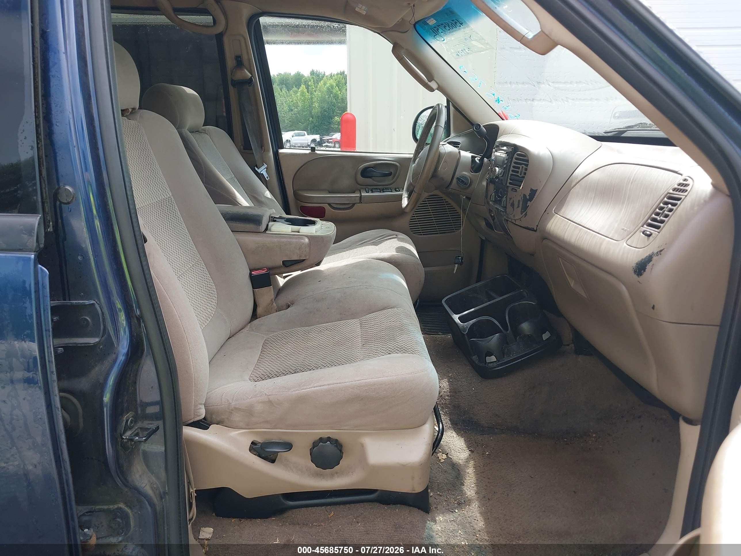 2003 Ford F-150 Lariat/xlt Blue vin: 1FTRW07633KB05804