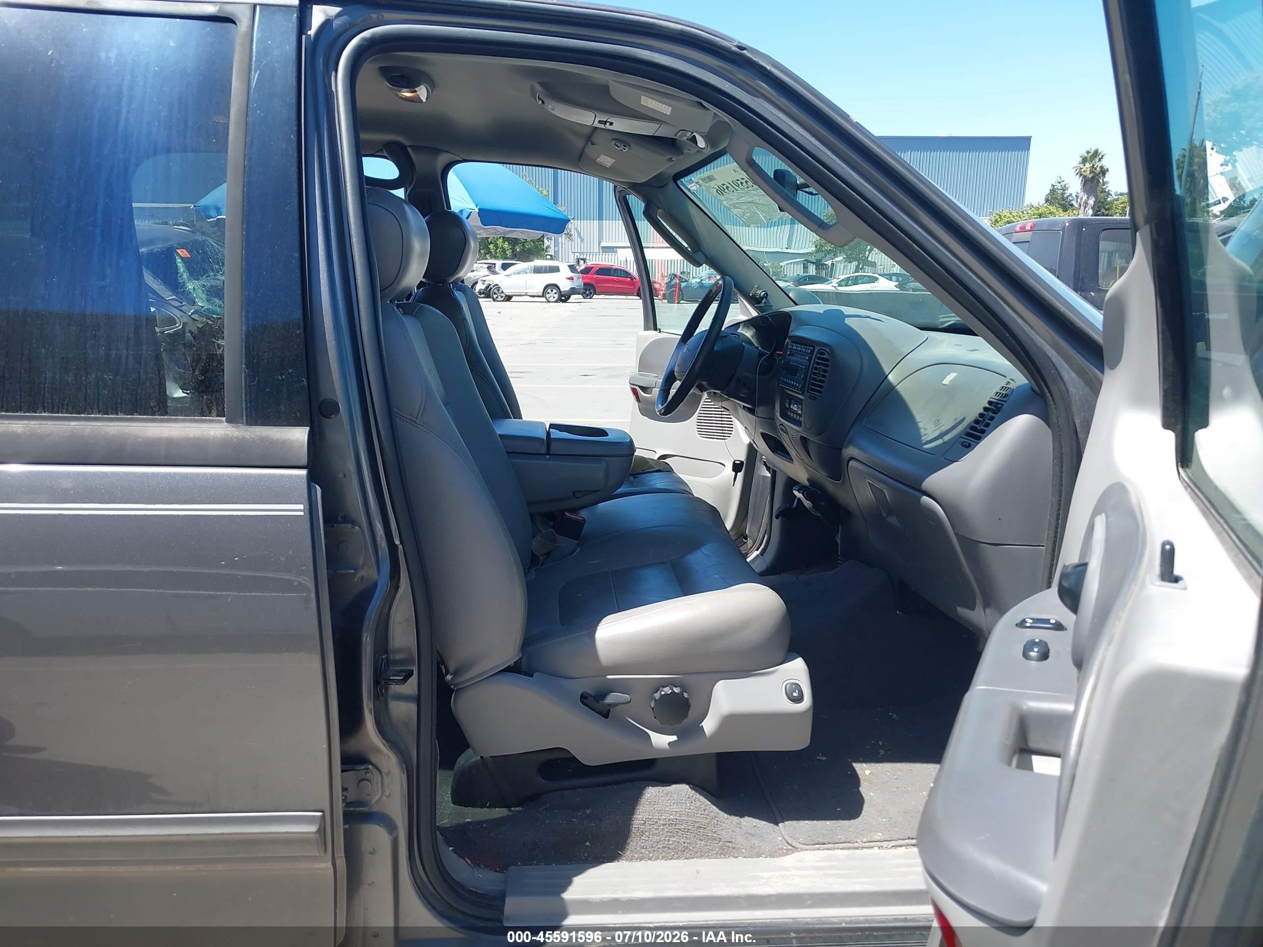 2003 Ford F-150 Lariat/xlt Gray vin: 1FTRW07633KB15121