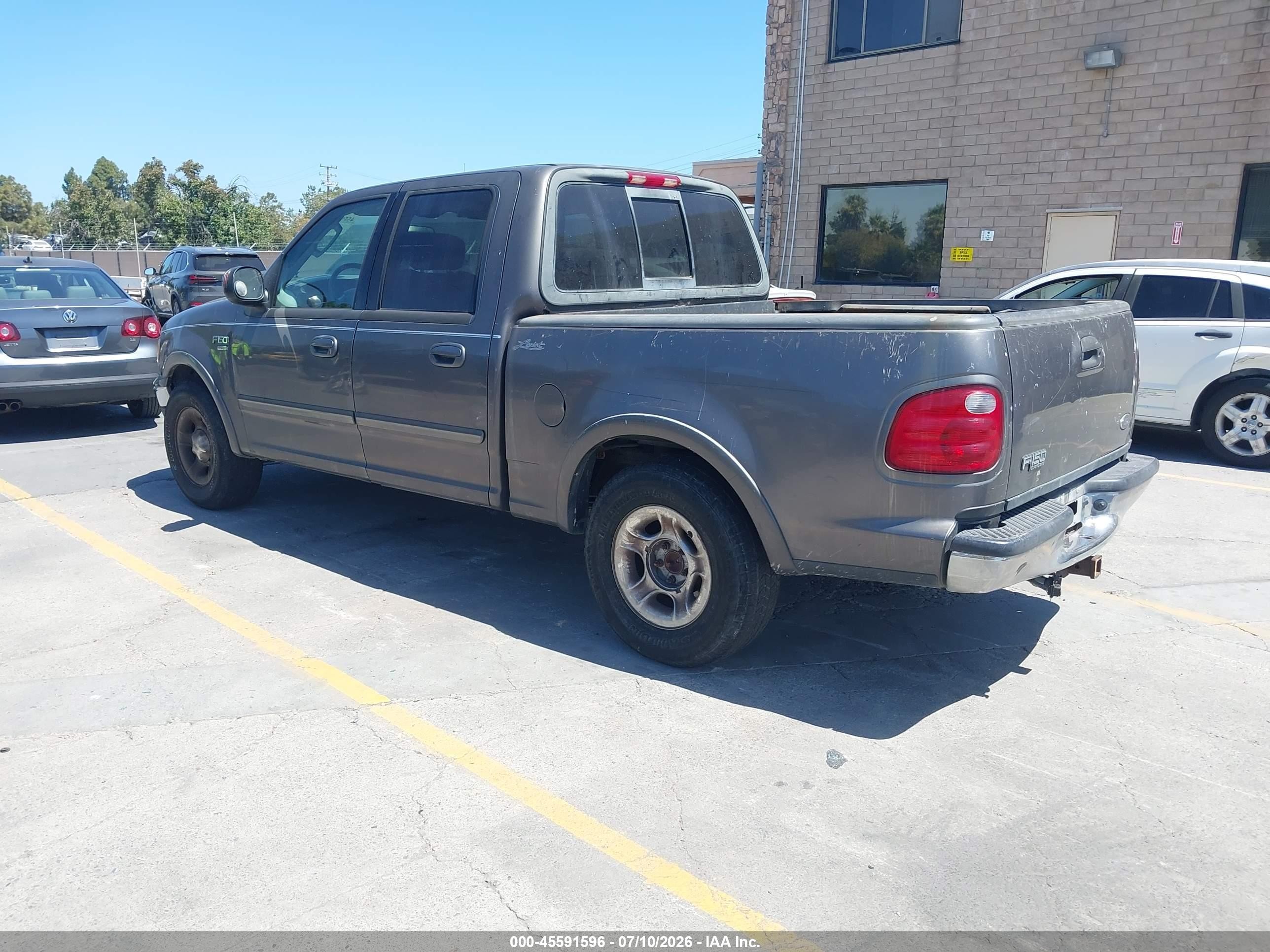 2003 Ford F-150 Lariat/xlt Gray vin: 1FTRW07633KB15121