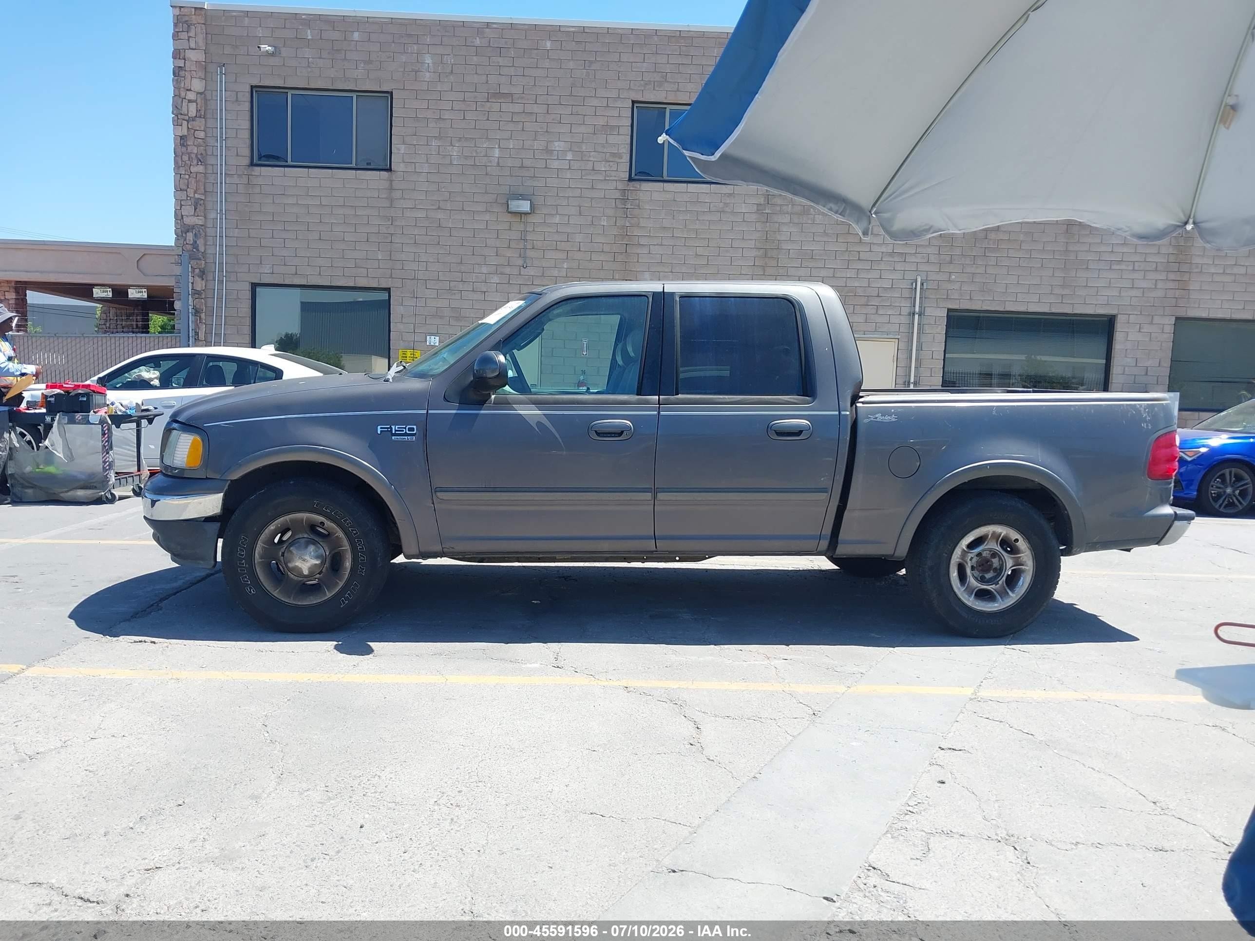 2003 Ford F-150 Lariat/xlt Gray vin: 1FTRW07633KB15121