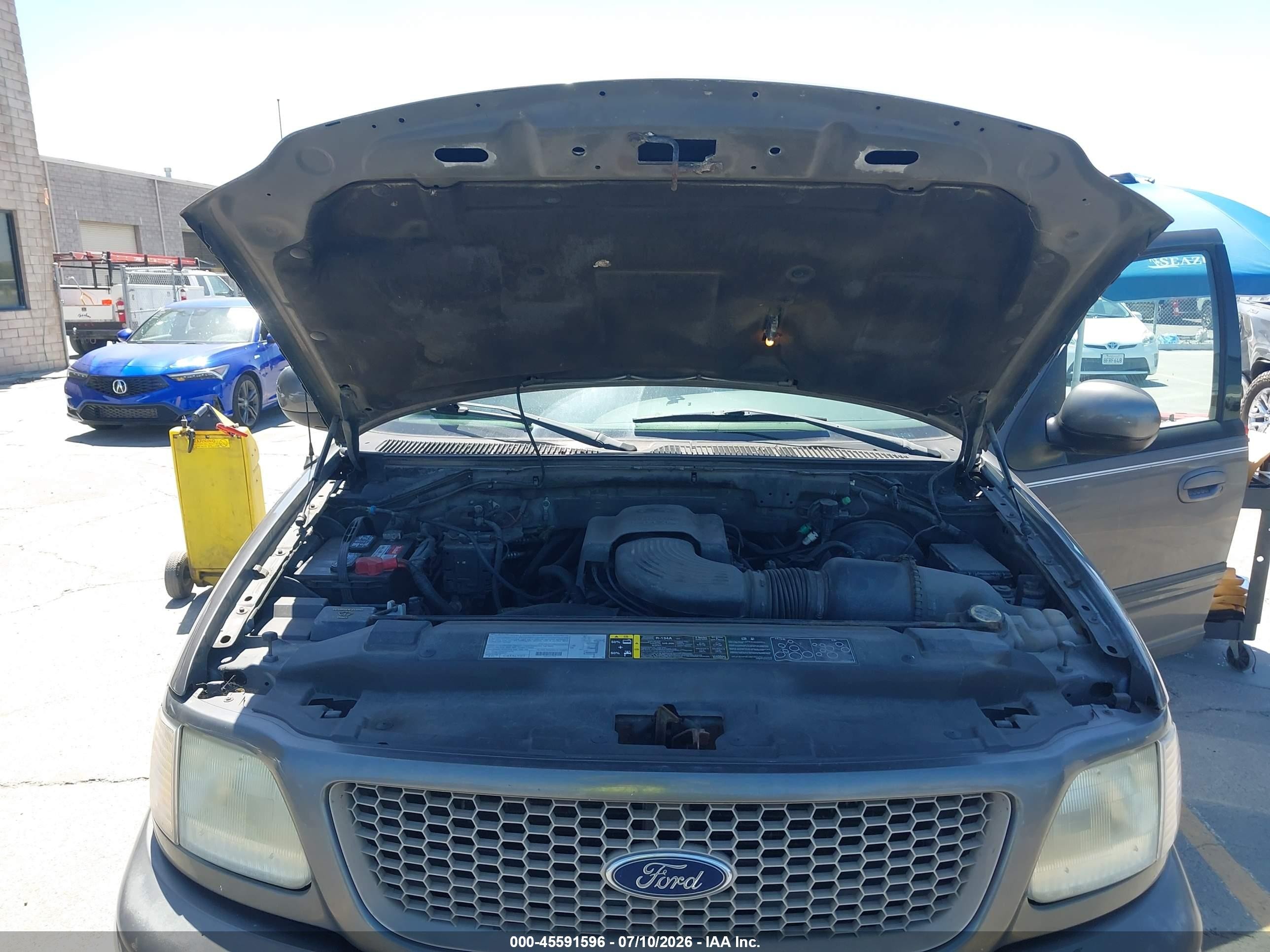2003 Ford F-150 Lariat/xlt Gray vin: 1FTRW07633KB15121