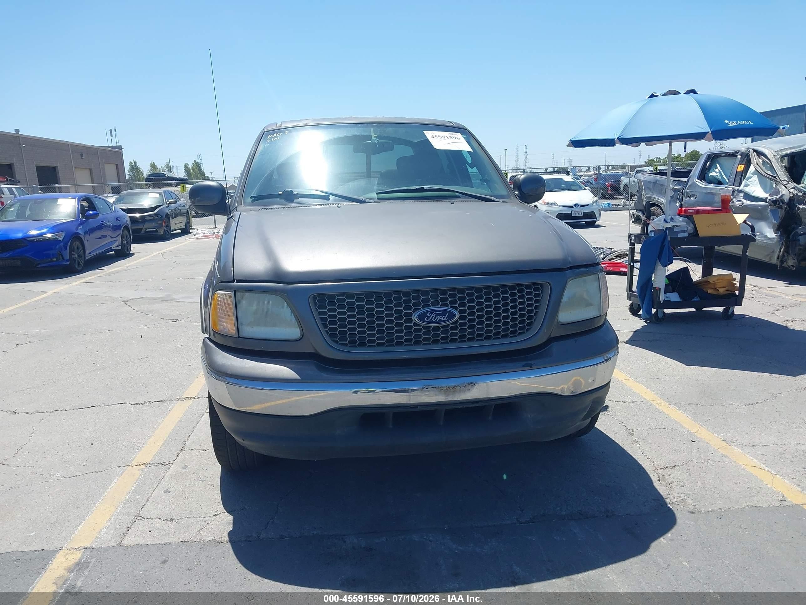 2003 Ford F-150 Lariat/xlt Gray vin: 1FTRW07633KB15121