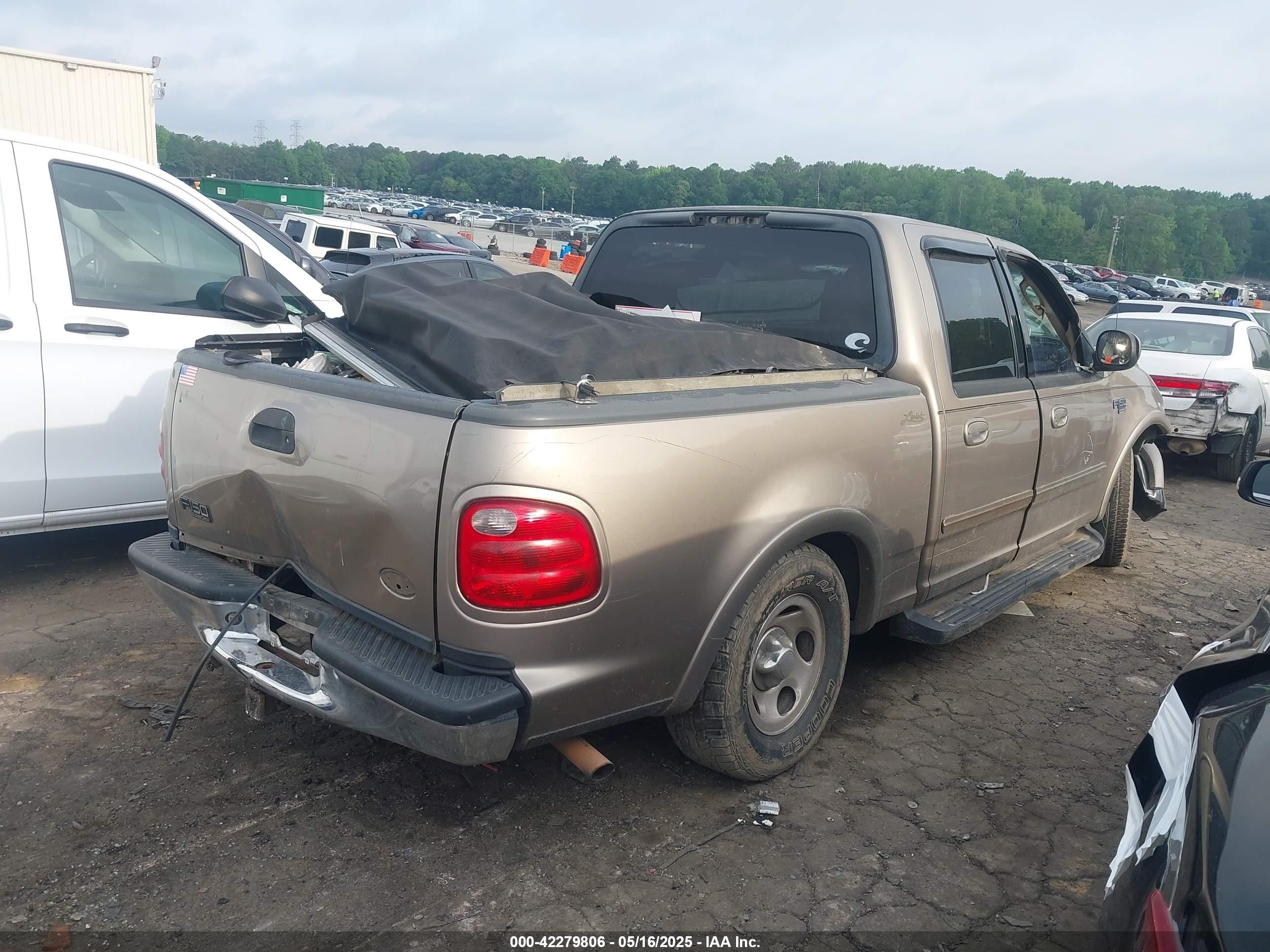 2003 Ford F-150 Lariat/xlt Beige vin: 1FTRW07633KB29293