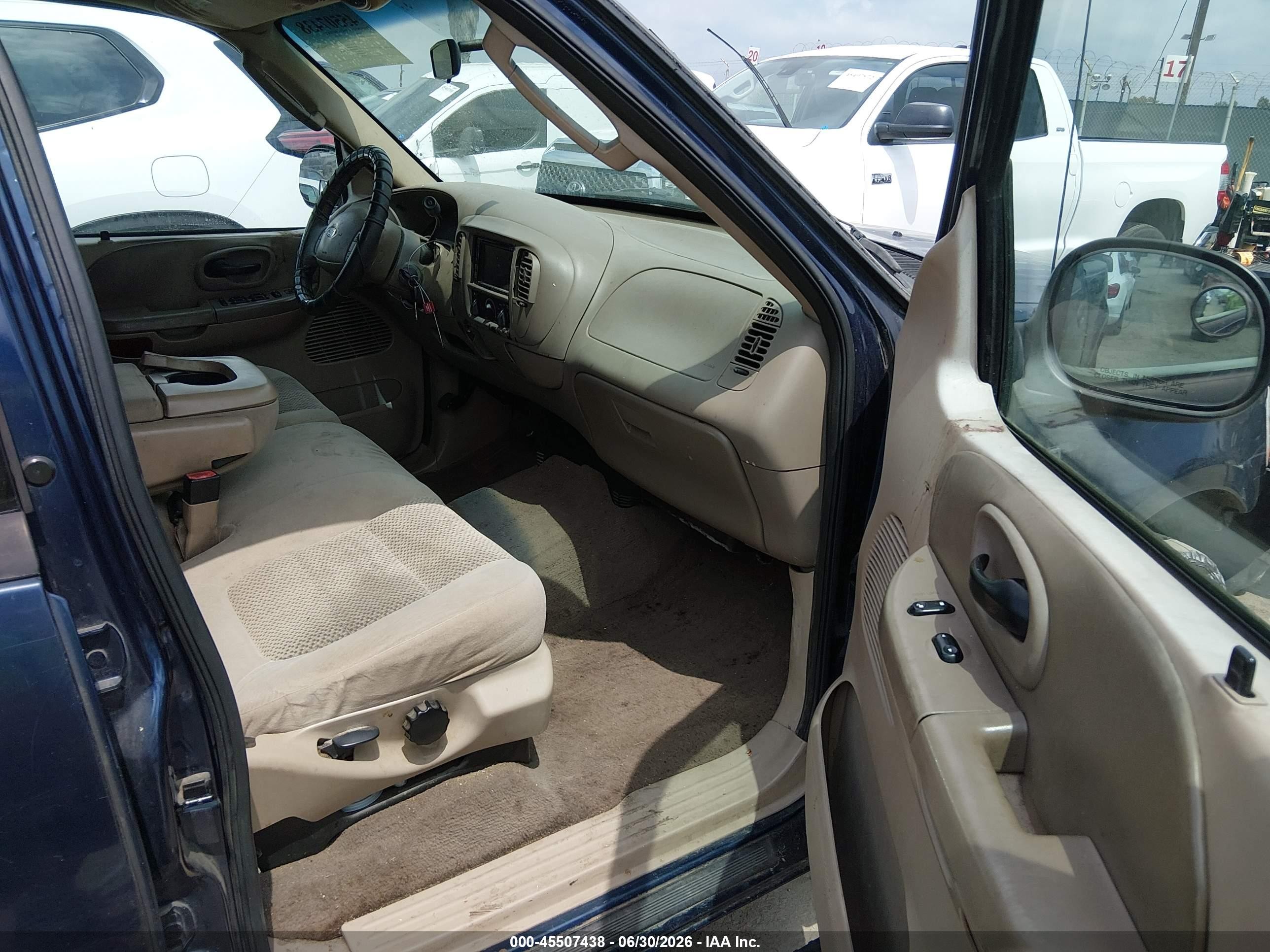 2003 Ford F-150 Lariat/xlt Синий vin: 1FTRW07633KB40648