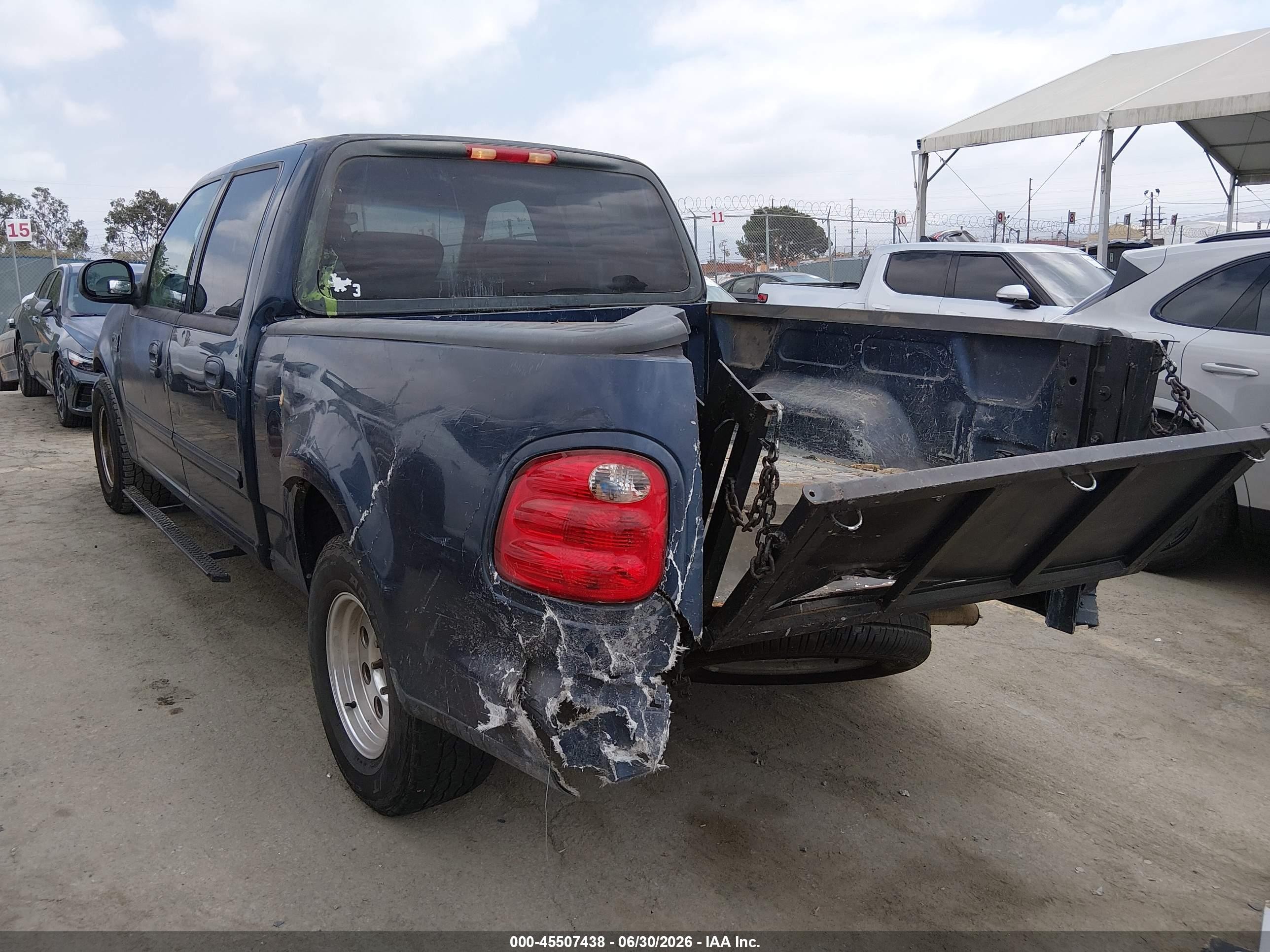 2003 Ford F-150 Lariat/xlt Синий vin: 1FTRW07633KB40648