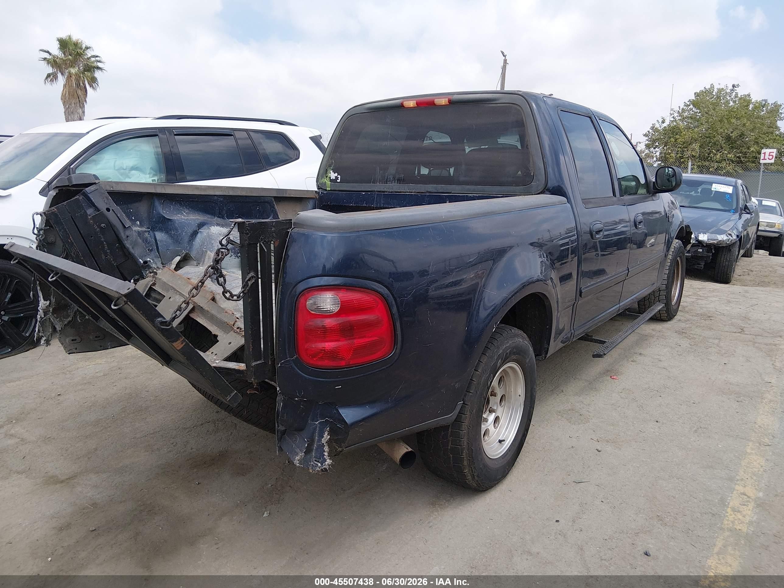 2003 Ford F-150 Lariat/xlt Синий vin: 1FTRW07633KB40648