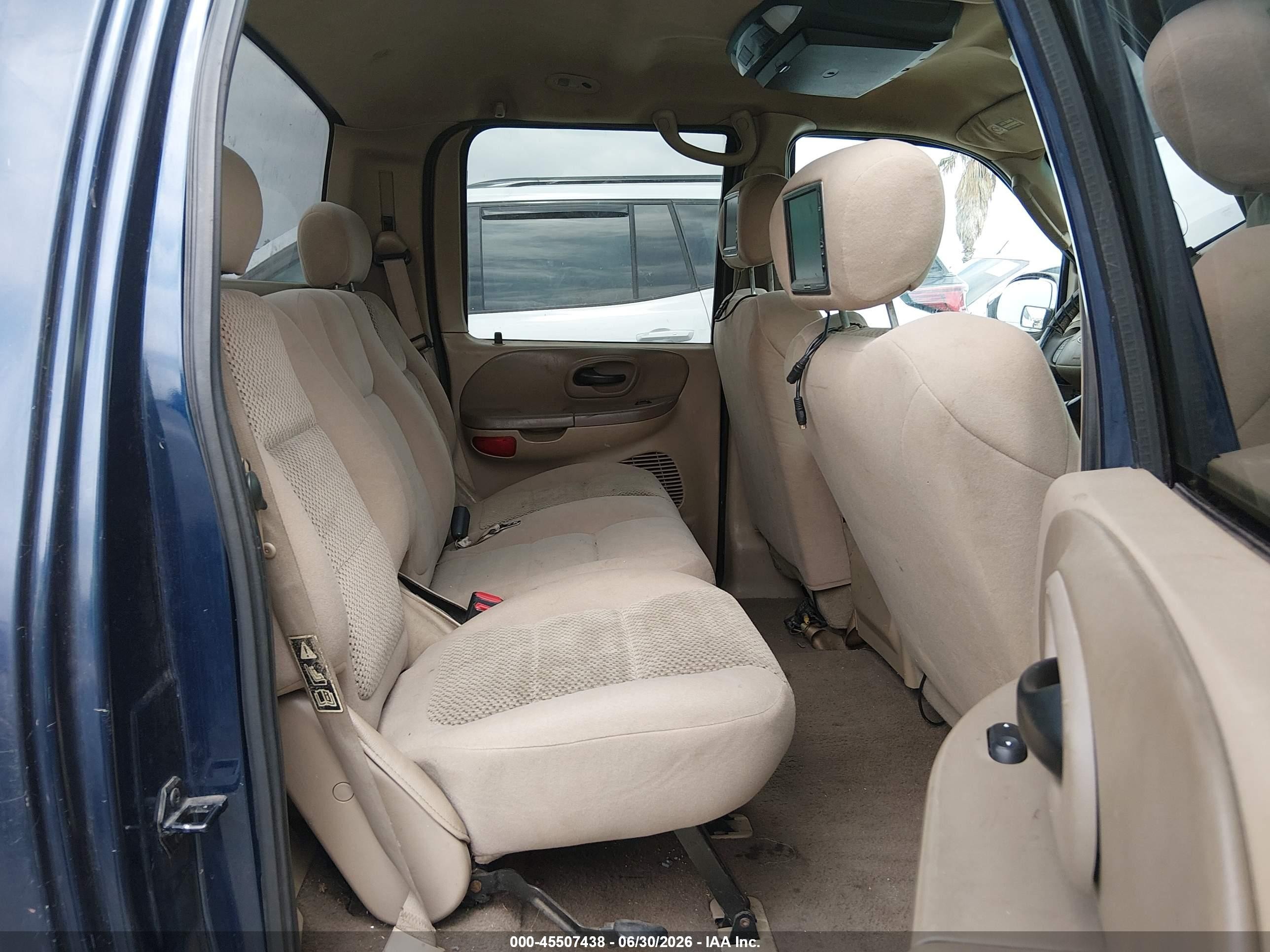 2003 Ford F-150 Lariat/xlt Синий vin: 1FTRW07633KB40648