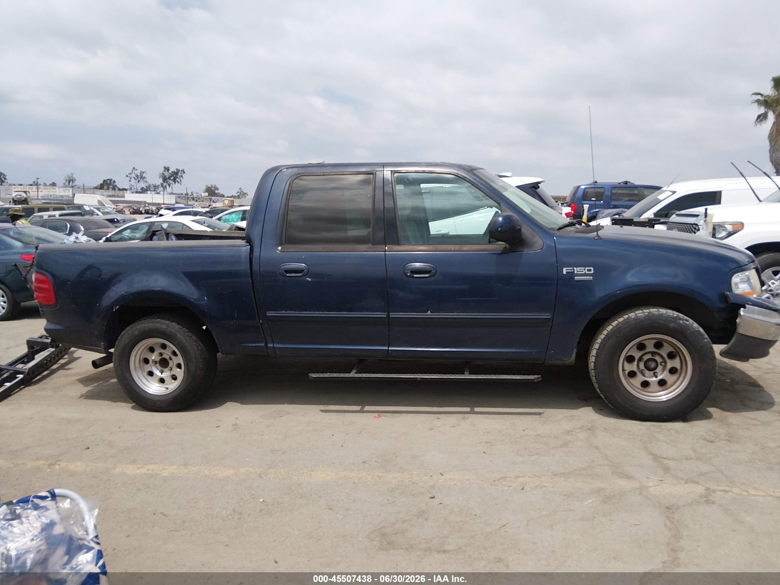 2003 Ford F-150 Lariat/xlt Синий vin: 1FTRW07633KB40648