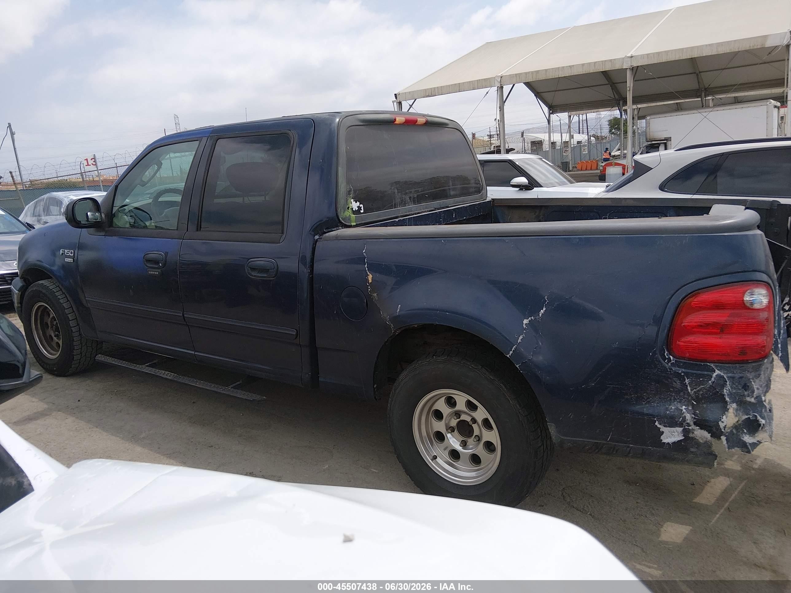 2003 Ford F-150 Lariat/xlt Синий vin: 1FTRW07633KB40648