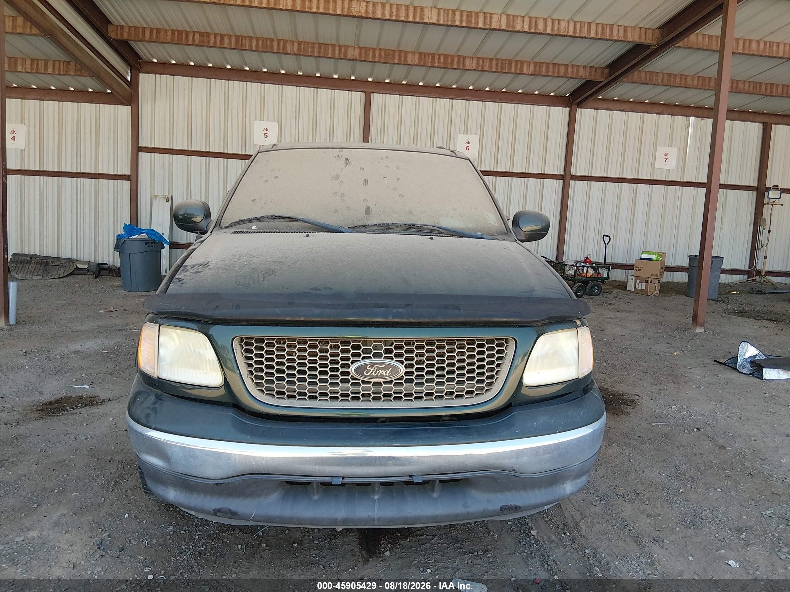 2002 Ford F-150 Lariat/xlt Green vin: 1FTRW07642KE34591