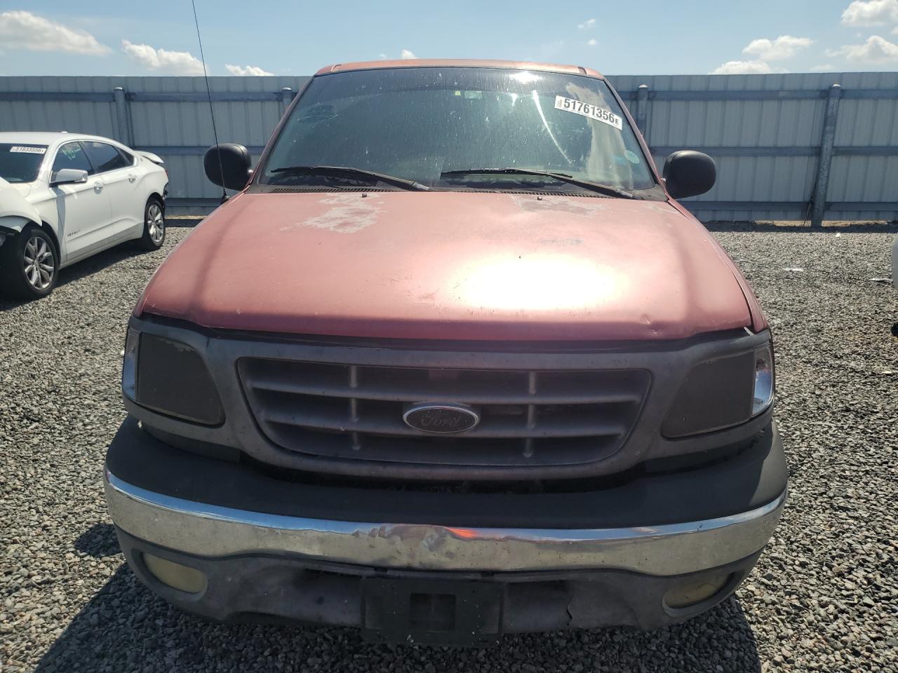 2003 Ford F150 Supercrew Red vin: 1FTRW07643KD57397