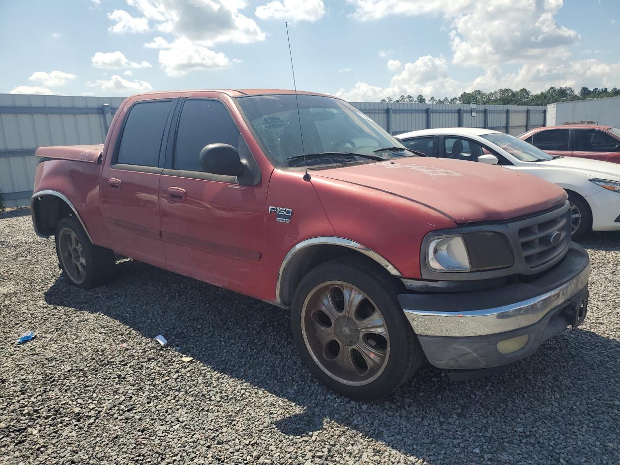 2003 Ford F150 Supercrew Red vin: 1FTRW07643KD57397