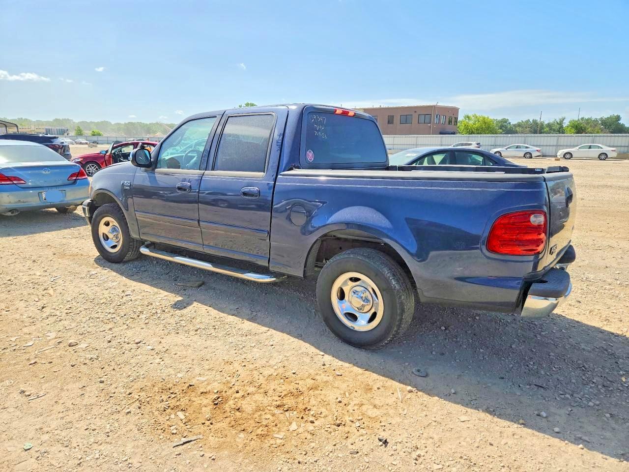 2002 Ford F150 Supercrew Blue vin: 1FTRW07652KA97137